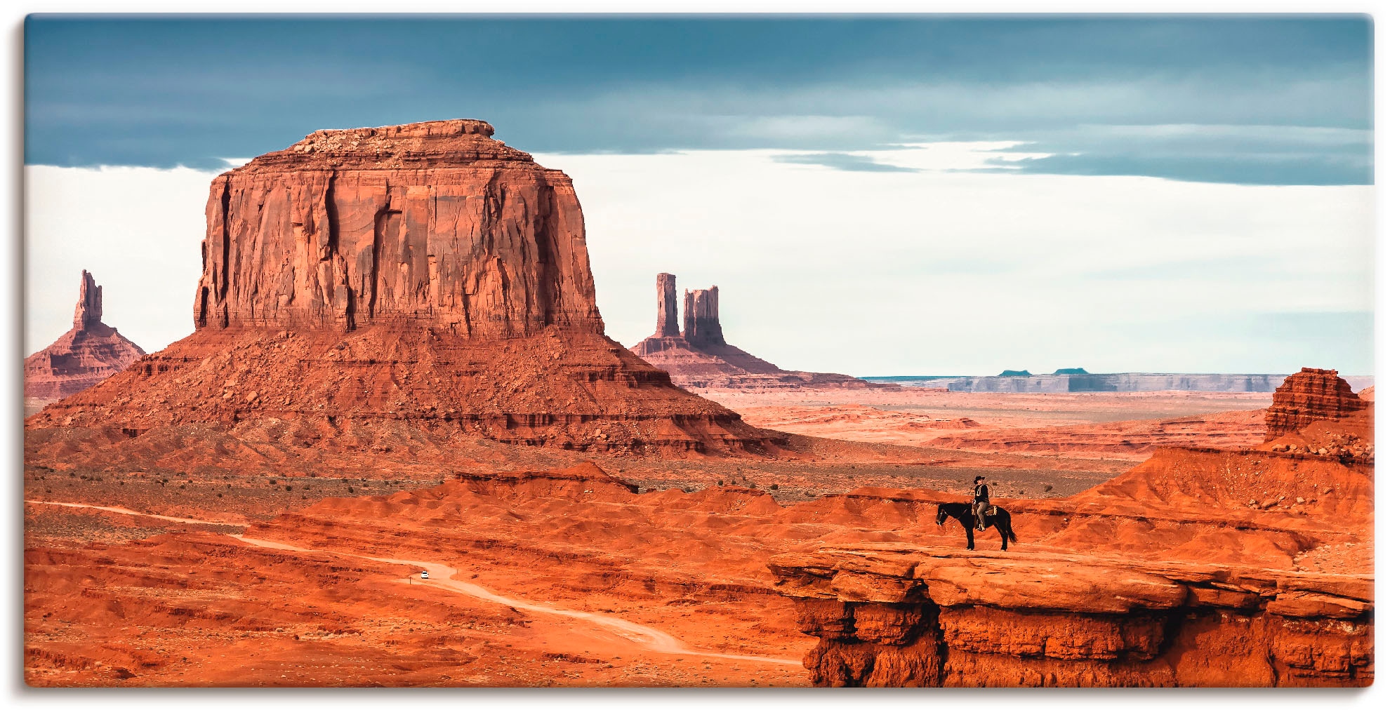 Artland Wandbild »Colorado - Utah Monument Valley«, Amerika, (1 St.), als L günstig online kaufen