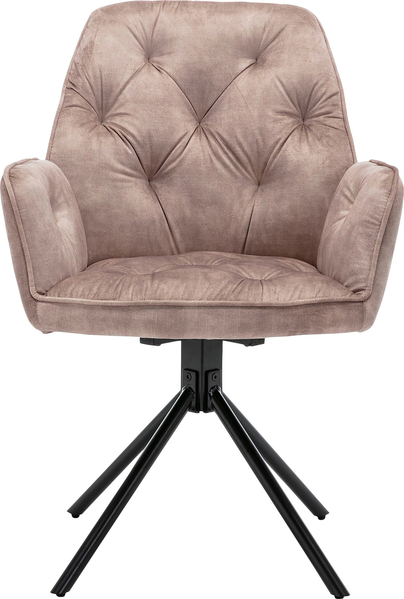 byLIVING Esszimmerstuhl »Sarina« (Set) 2 Stk. Samtstoff Velvet 2er-Set, hoc günstig online kaufen