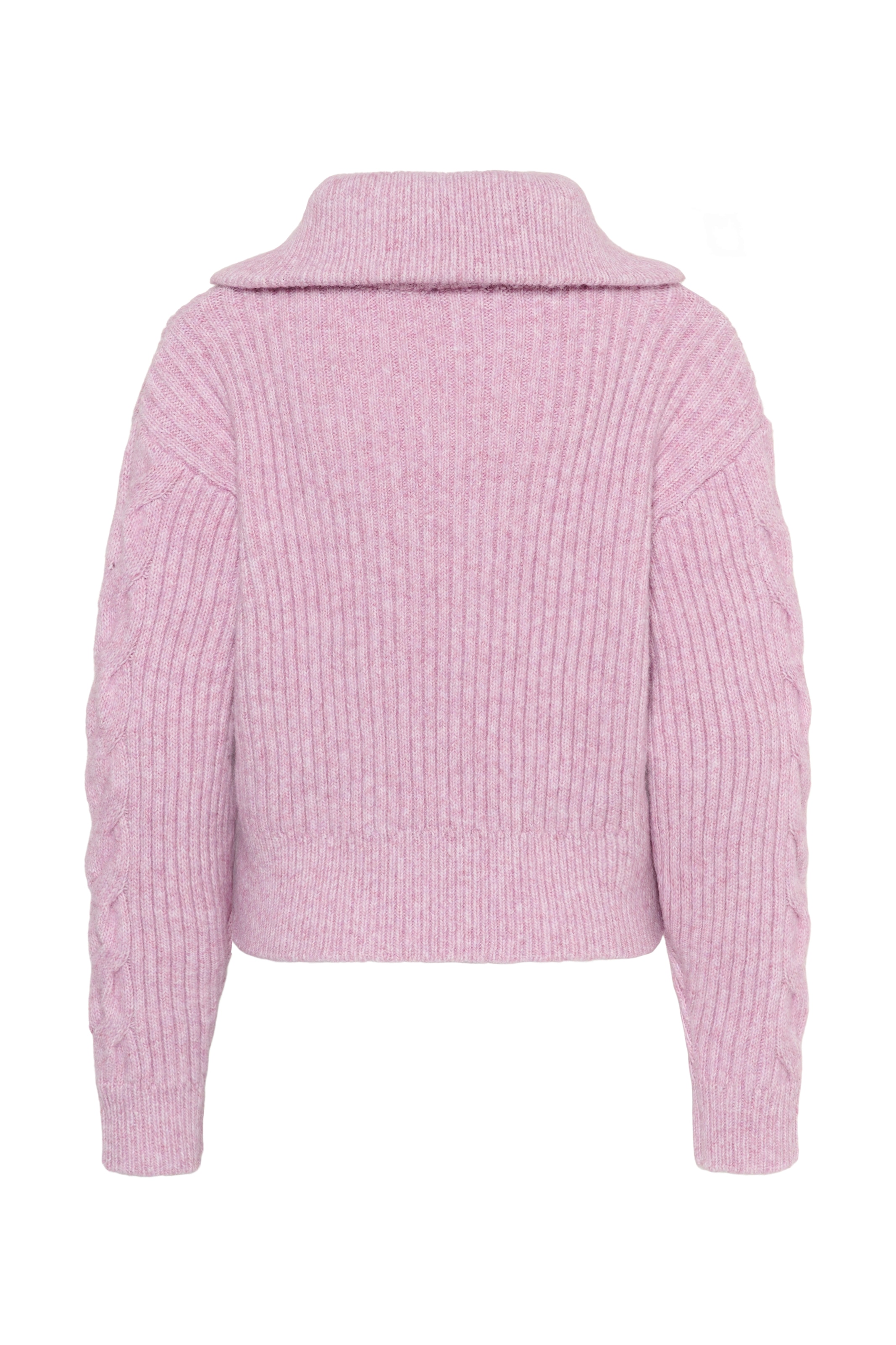 Saint Tropez Troyer »TalmaSZ Pullover« Materialmix, Regular fit, Zopfstrickmuster