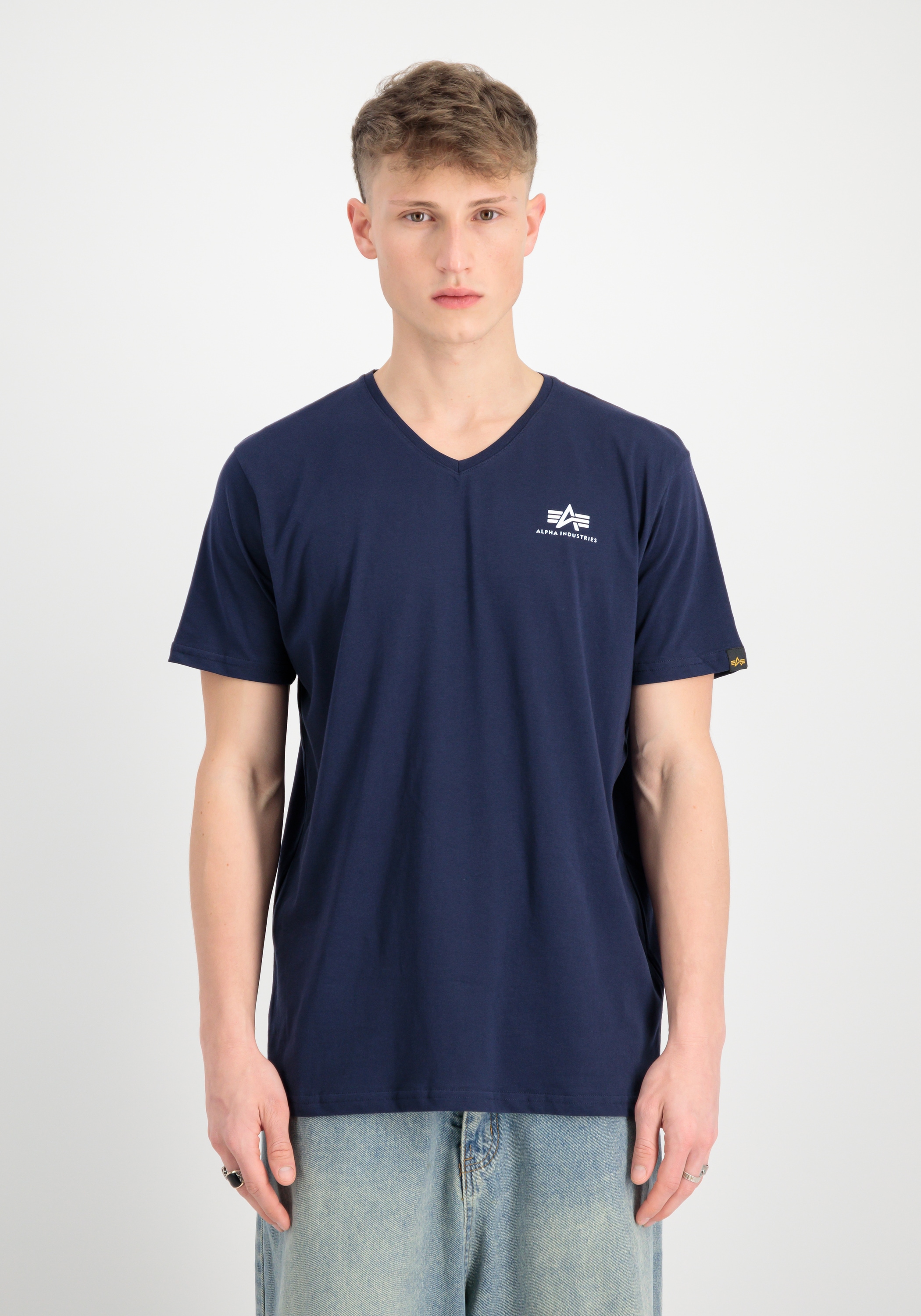 Alpha Industries T-Shirt »Basic V-Neck T-Shirt SL«