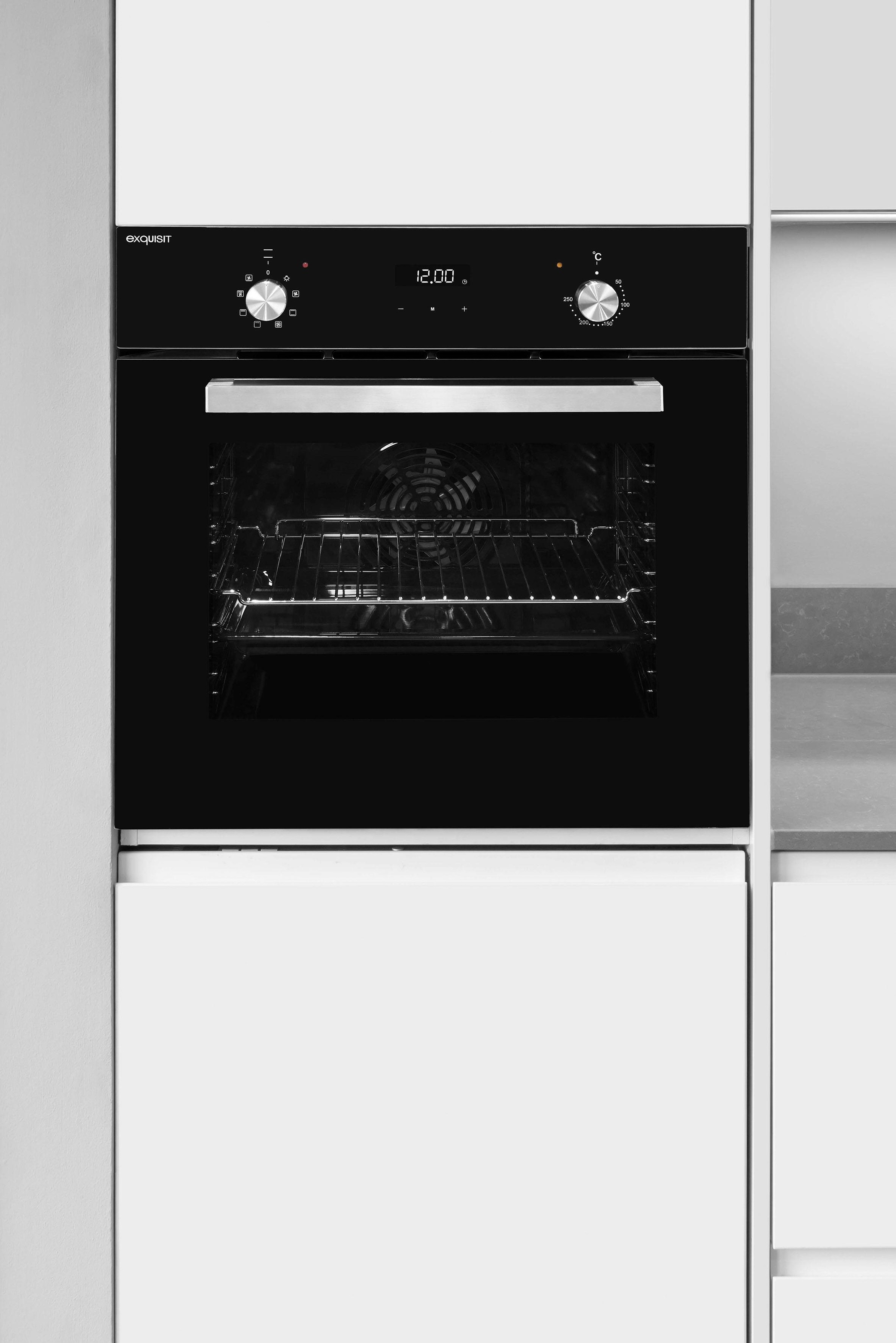 Bild von exquisit Einbaubackofen »EBE 657-2H sw«, EBE 657-2H sw