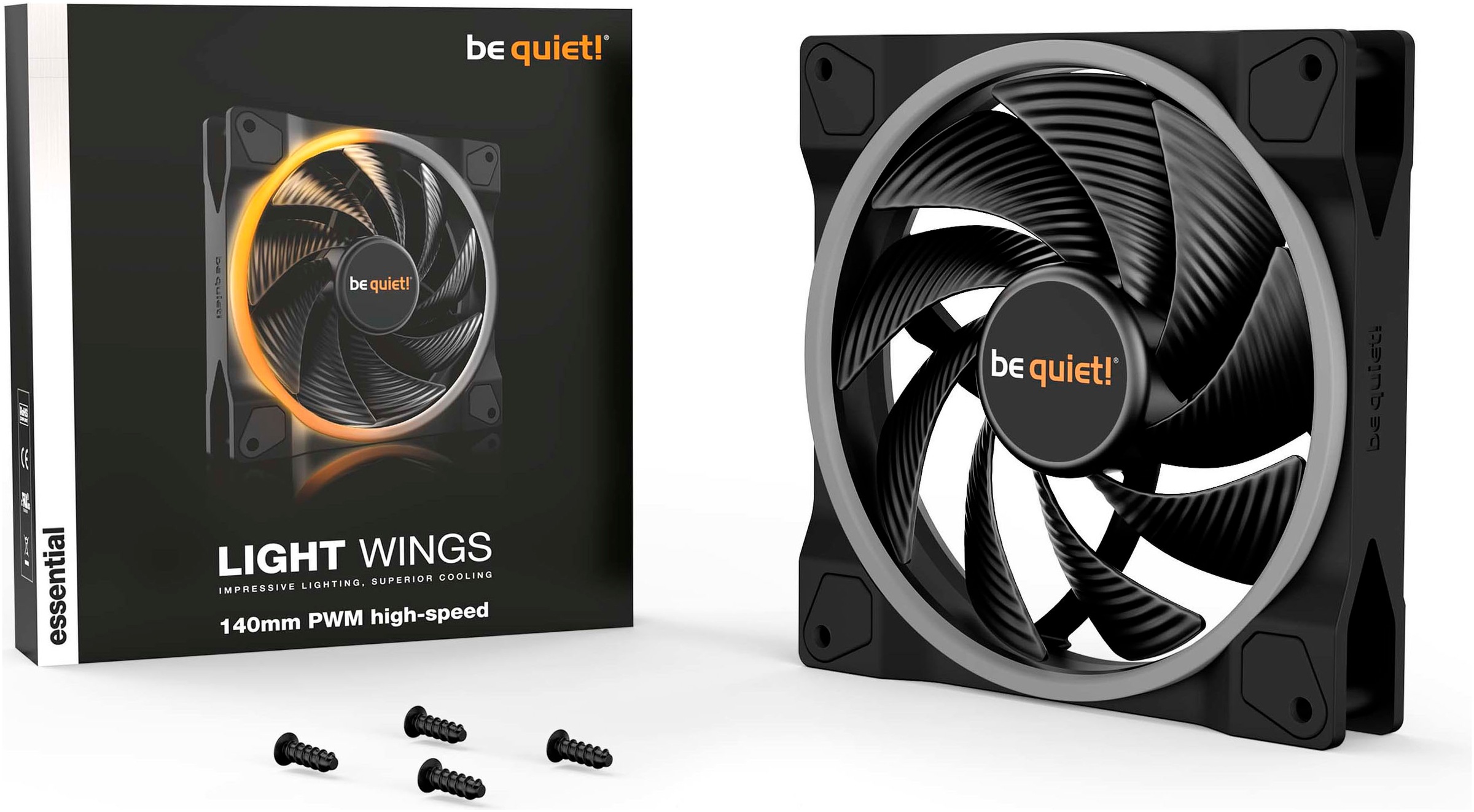 be quiet! Gehäuselüfter »Light Wings  140mm PWM high-speed«