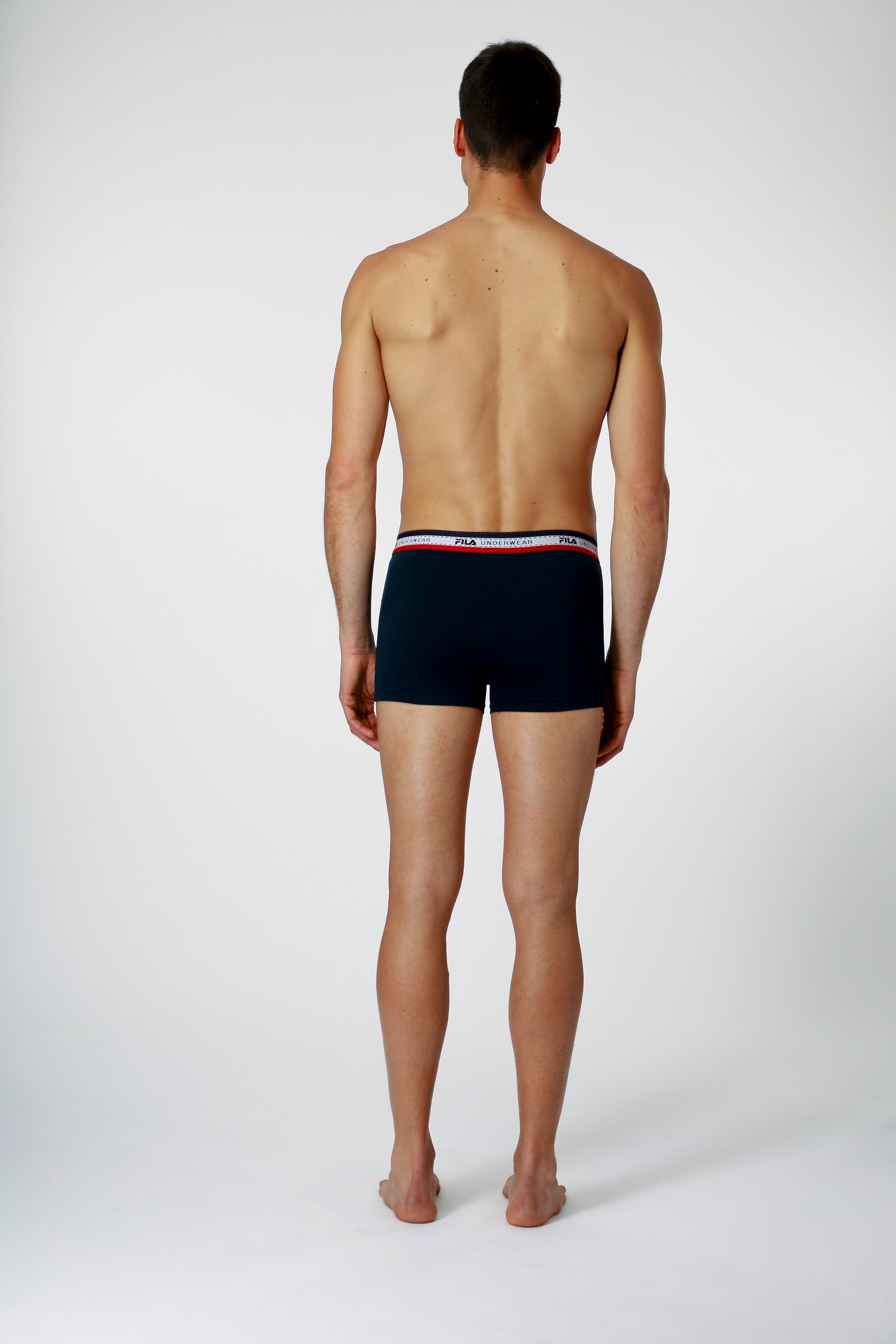 Fila Boxershorts »MAN BOXER SHORTS«, (3er Pack), elastischer Logo-Webbund, ohne Eingriff