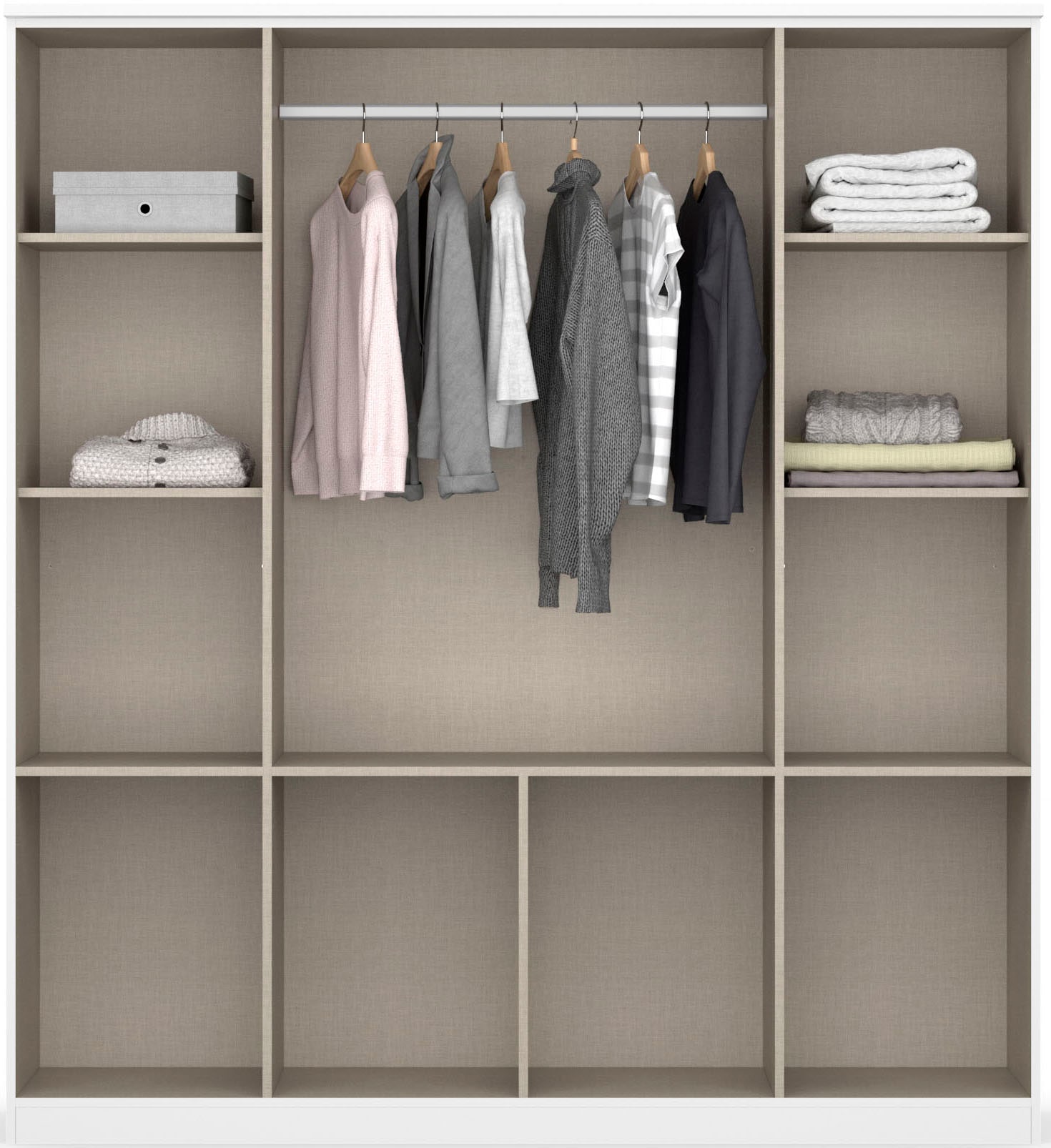 rauch Kleiderschrank »Kleiderschrank Schrank Garderobe deckenhoher Schrank BREMEN«, in vielen Farben und Ausführungen MADE IN GERMANY