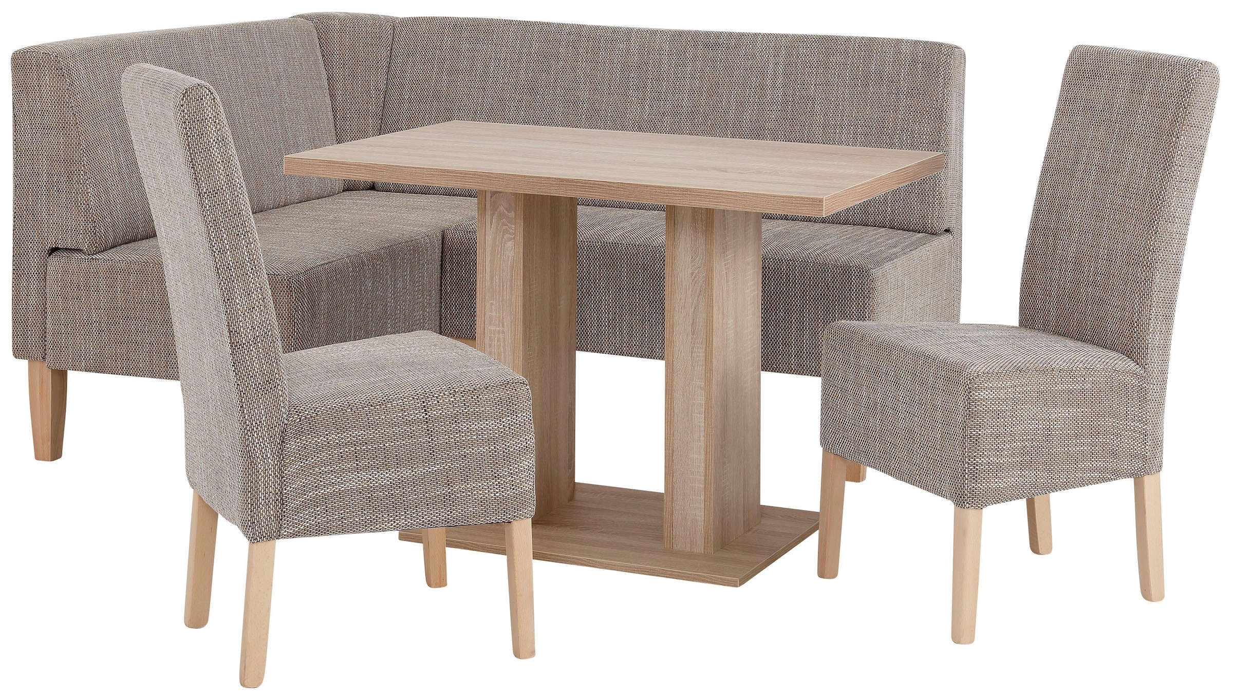 Home affaire Eckbankgruppe »Hellen«, (Set, 4 tlg.), im rustikalen Landhausstil
