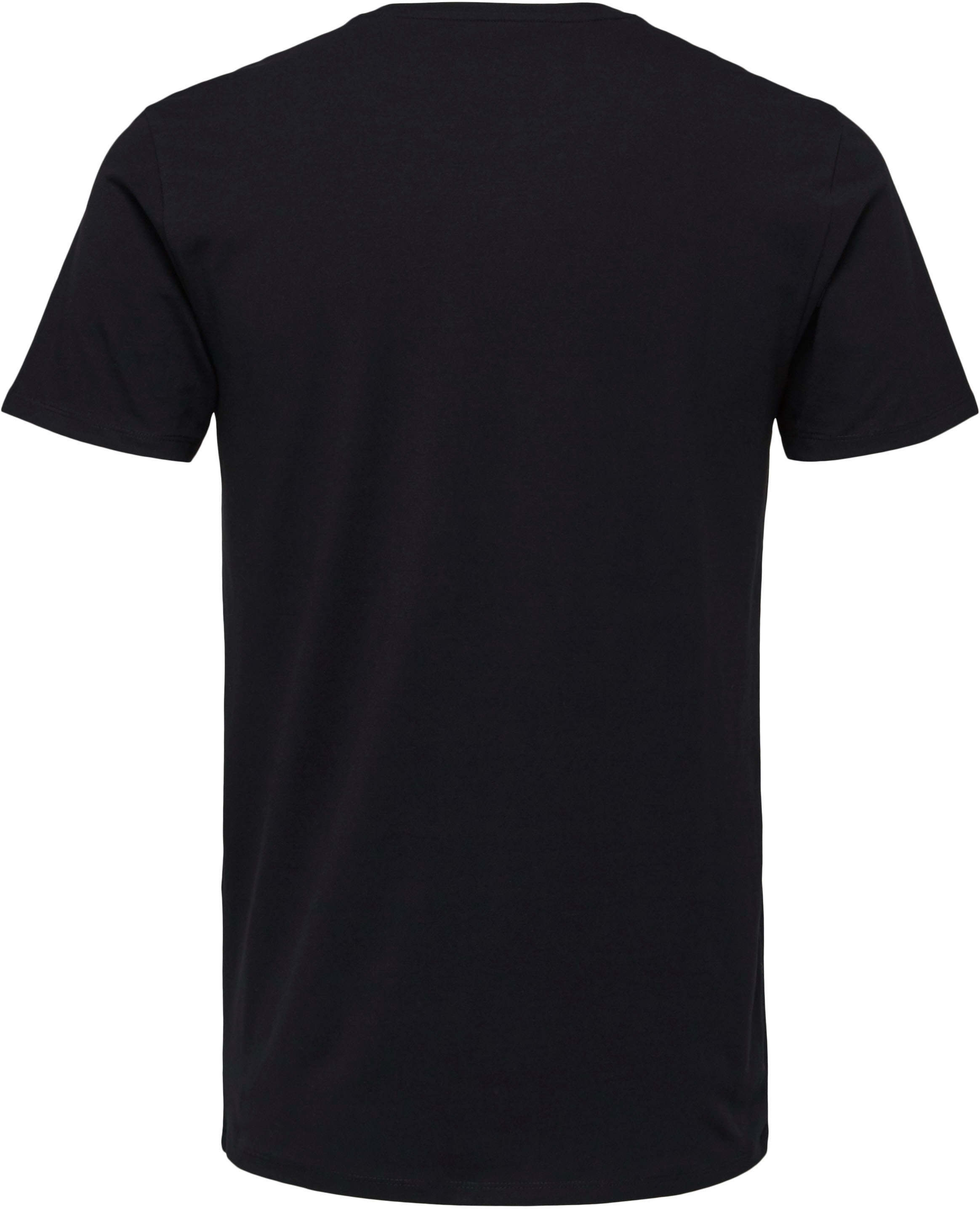 SELECTED HOMME Rundhalsshirt »SLHNEWPIMA SS O-NECK TEE NOOS«