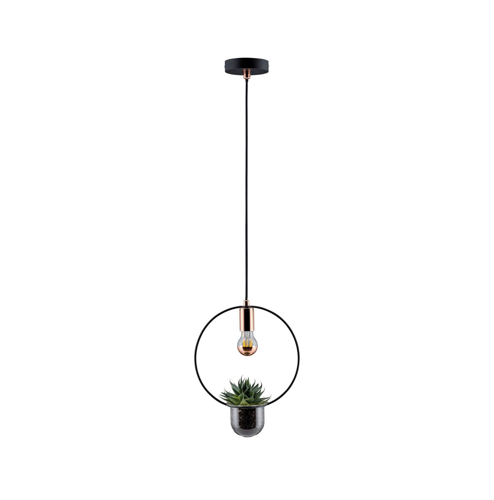 Paulmann Pendelleuchte »Neordic Tasja max. 1x20W Schwarz/Kupfer 230V Metall«, 1 flammig, Leuchtmittel E27 | ohne Leuchtmittel, E27