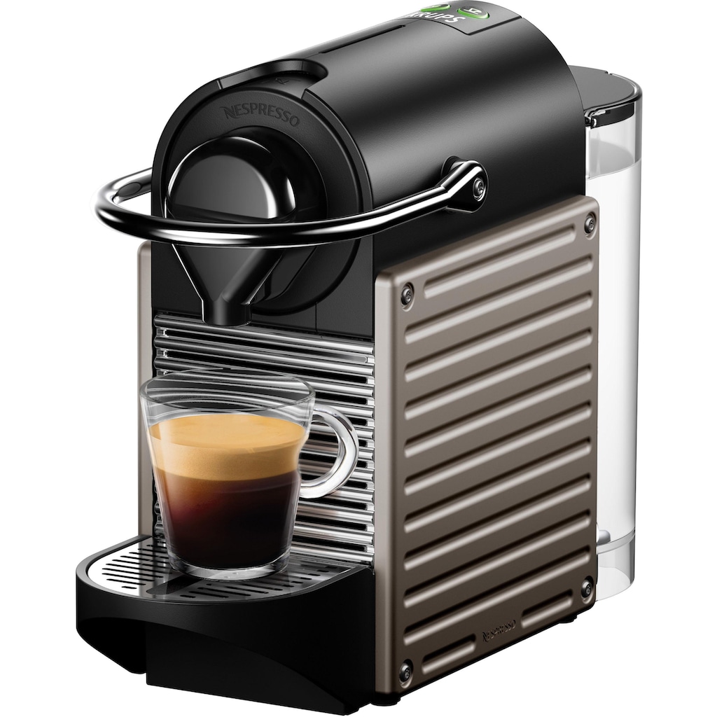 Nespresso Kapselmaschine »XN304T Pixie von Krups«, 19 Bar Druck, Wassertank: 0,7 L, inkl. Willkommenspaket mit 7 Kapseln