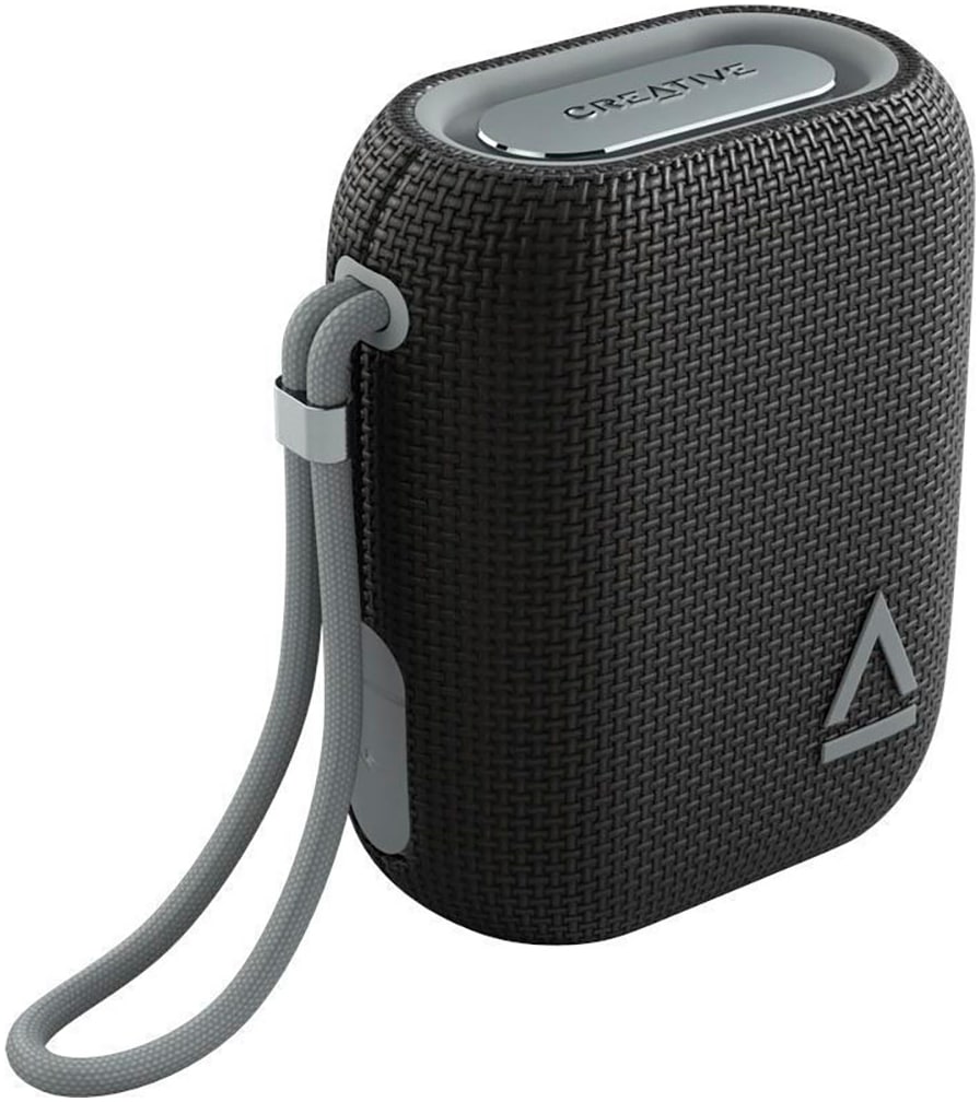 Creative Bluetooth-Lautsprecher »MuVo Flex tragbar, wasserfest, schwarz«, Kabelloses Streaming
