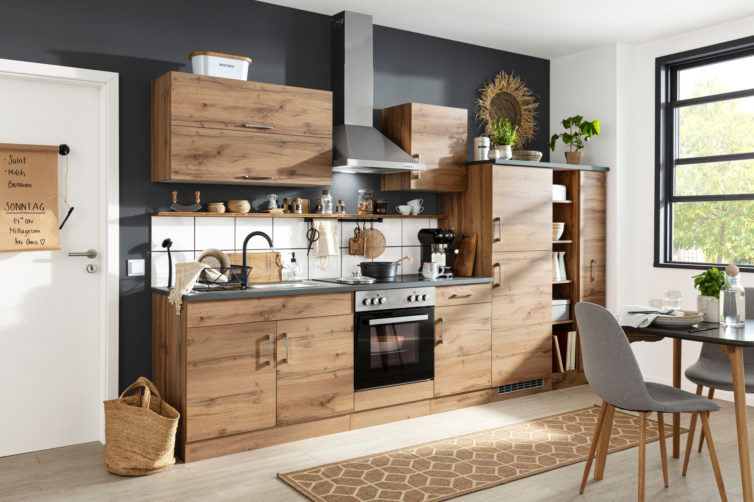 KOCHSTATION Küchenzeile »KS-Colmar«, mit E-Geräten, Breite 330 cm günstig online kaufen