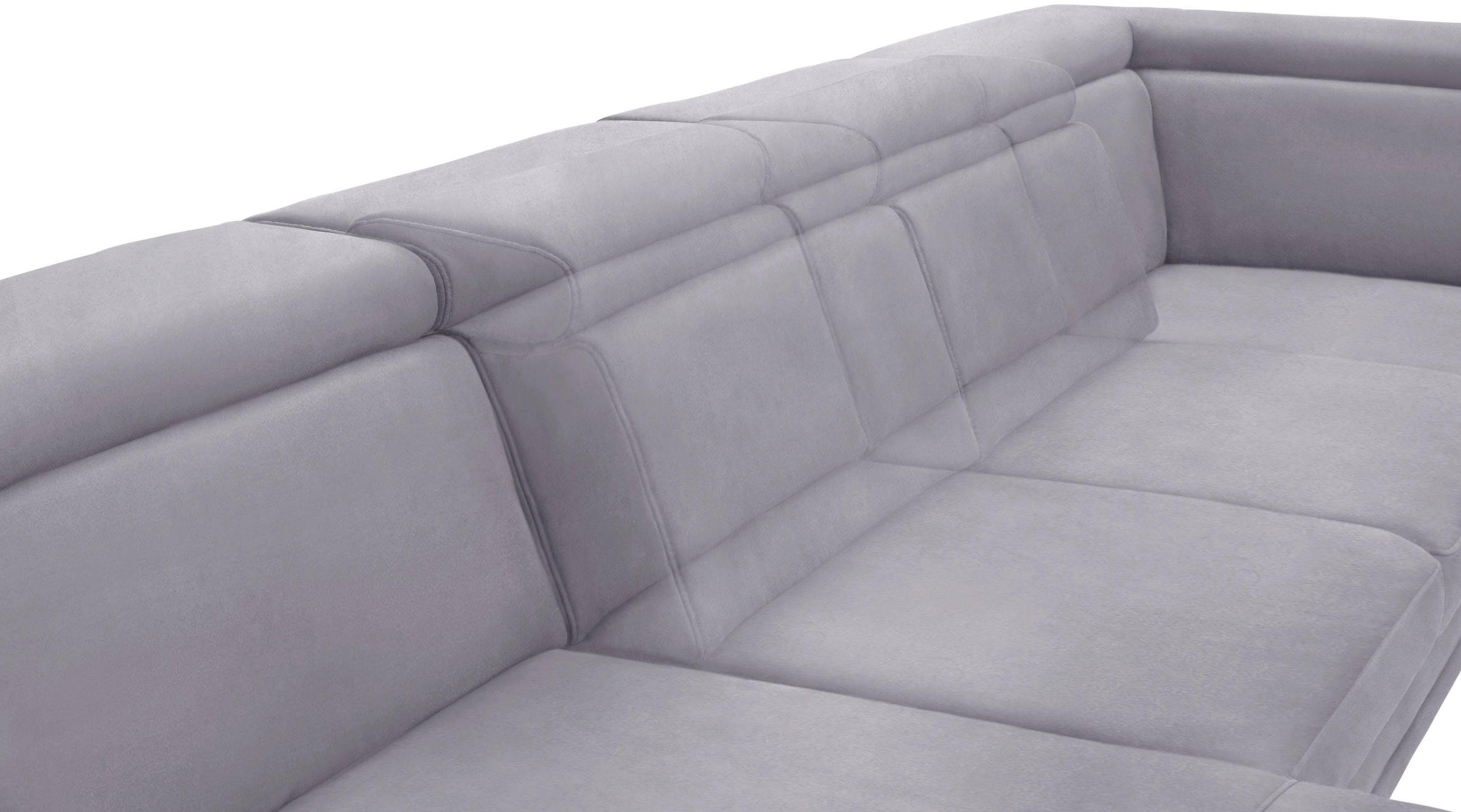 sit&more Wohnlandschaft »Scorpio U-Form« inklusive Sitztiefenverstellung, mit Kopf- und  Armteilverstellung