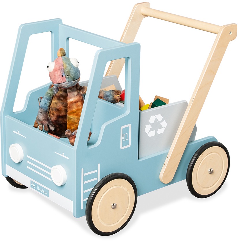 Pinolino® Lauflernwagen »Holzspielzeug, bestellen Natur/Rot«, aus Holz Uli, im Online-Shop
