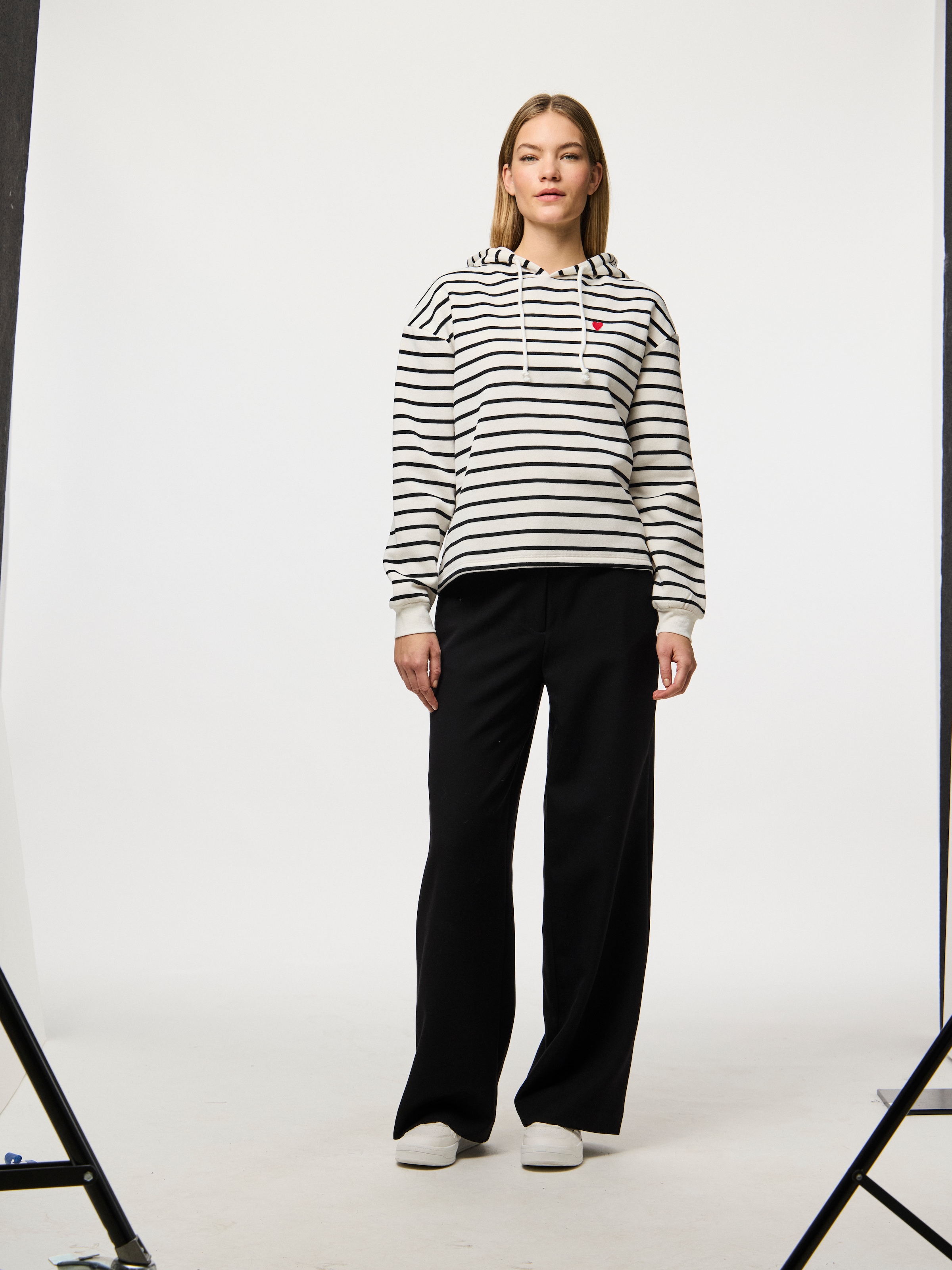 pieces Hoodie »PCCHILLI LS HOODIE STRIPES NOOS BC«
