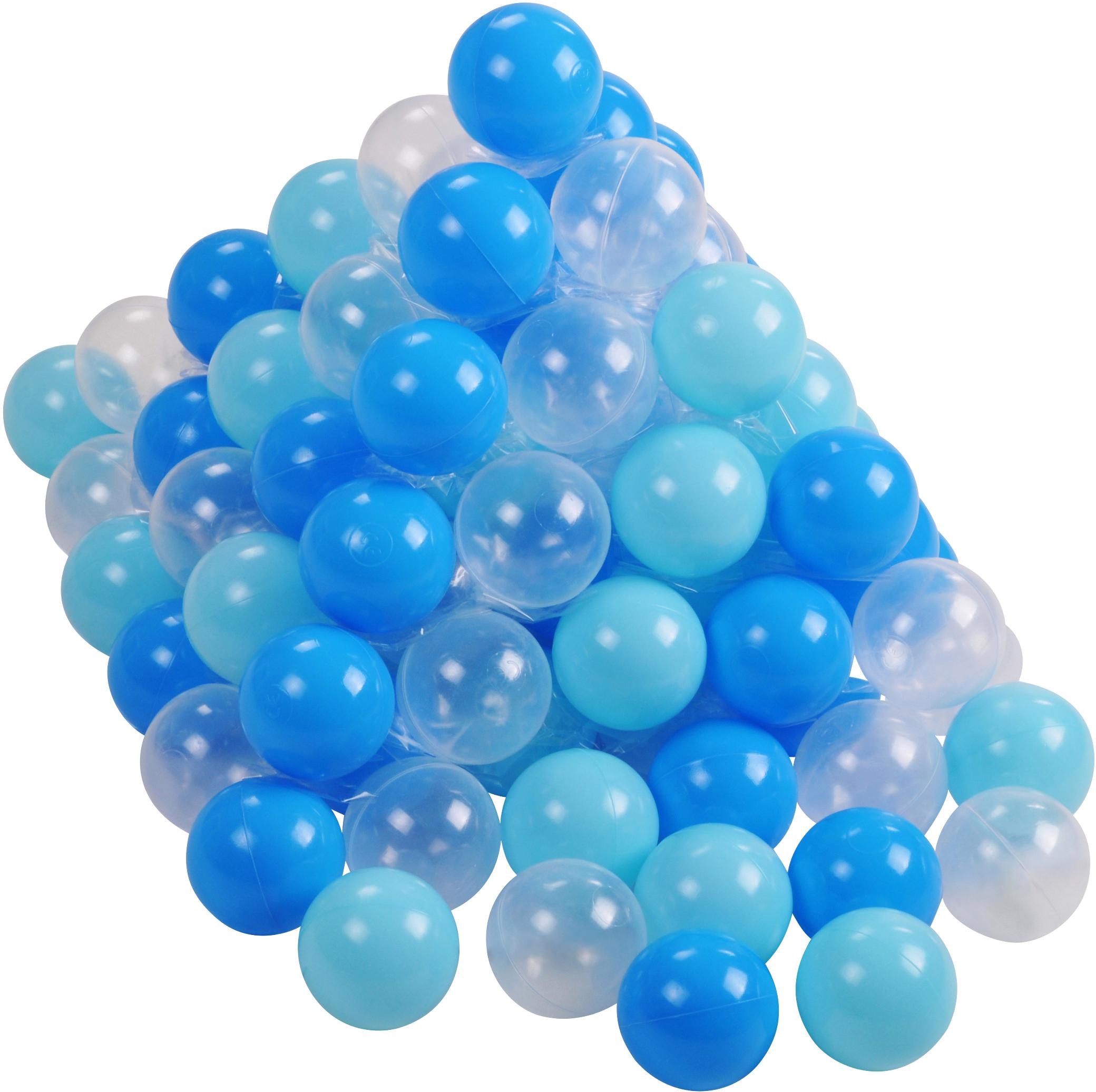 Knorrtoys® Bällebad-Bälle »soft Blue + white«, (300 St.), 300 Stück