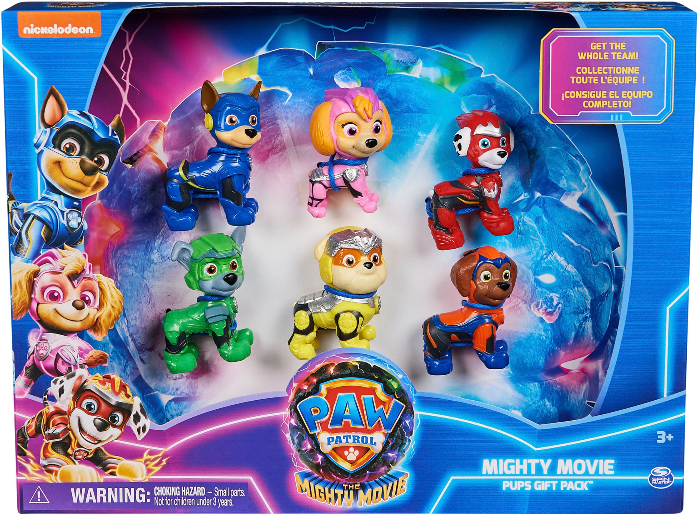 Spin Master Spielfigur »Paw Patrol - Movie II - Hero Pups Geschenkset (6 Welpenfiguren)«, (Set)