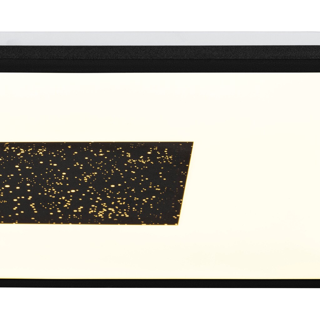 EGLO LED-Deckenleuchte »MARMORATA« in schwarz und weiß aus Alu, Stahl / inkl. und inkl. LED fest integriert - 17 Watt und 9 Watt, Gr. ca. 59,5 x 29,5 cm