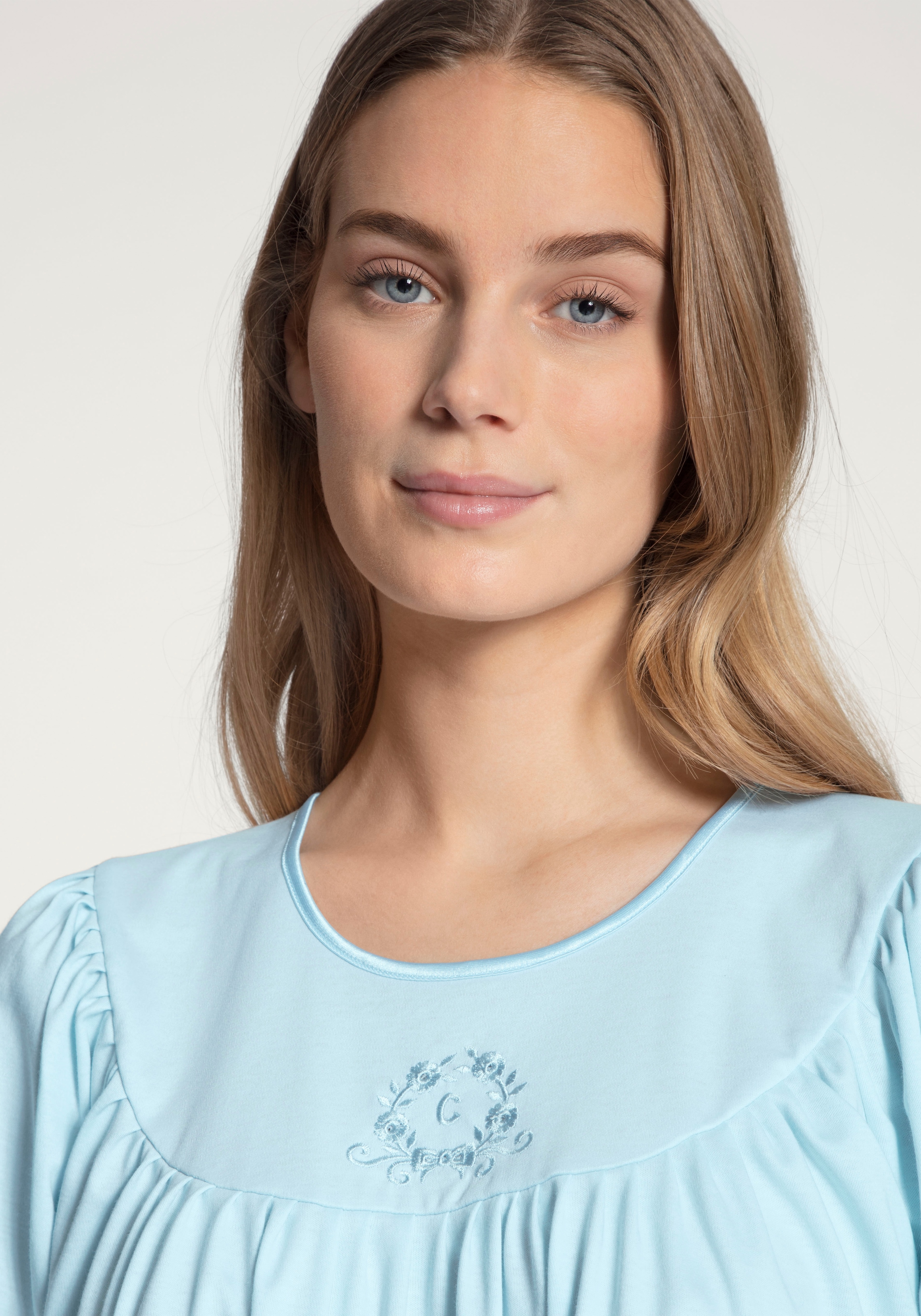 CALIDA Nachthemd »Soft Cotton«, Raglanärmeln, Langarm, Interlock-Qualität, Rundhals, feminin