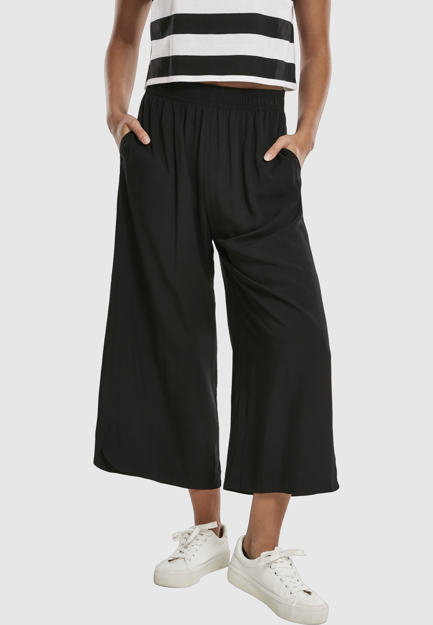 URBAN CLASSICS Culotte »Urban Classics Damen Ladies Wide Viscose Culotte«