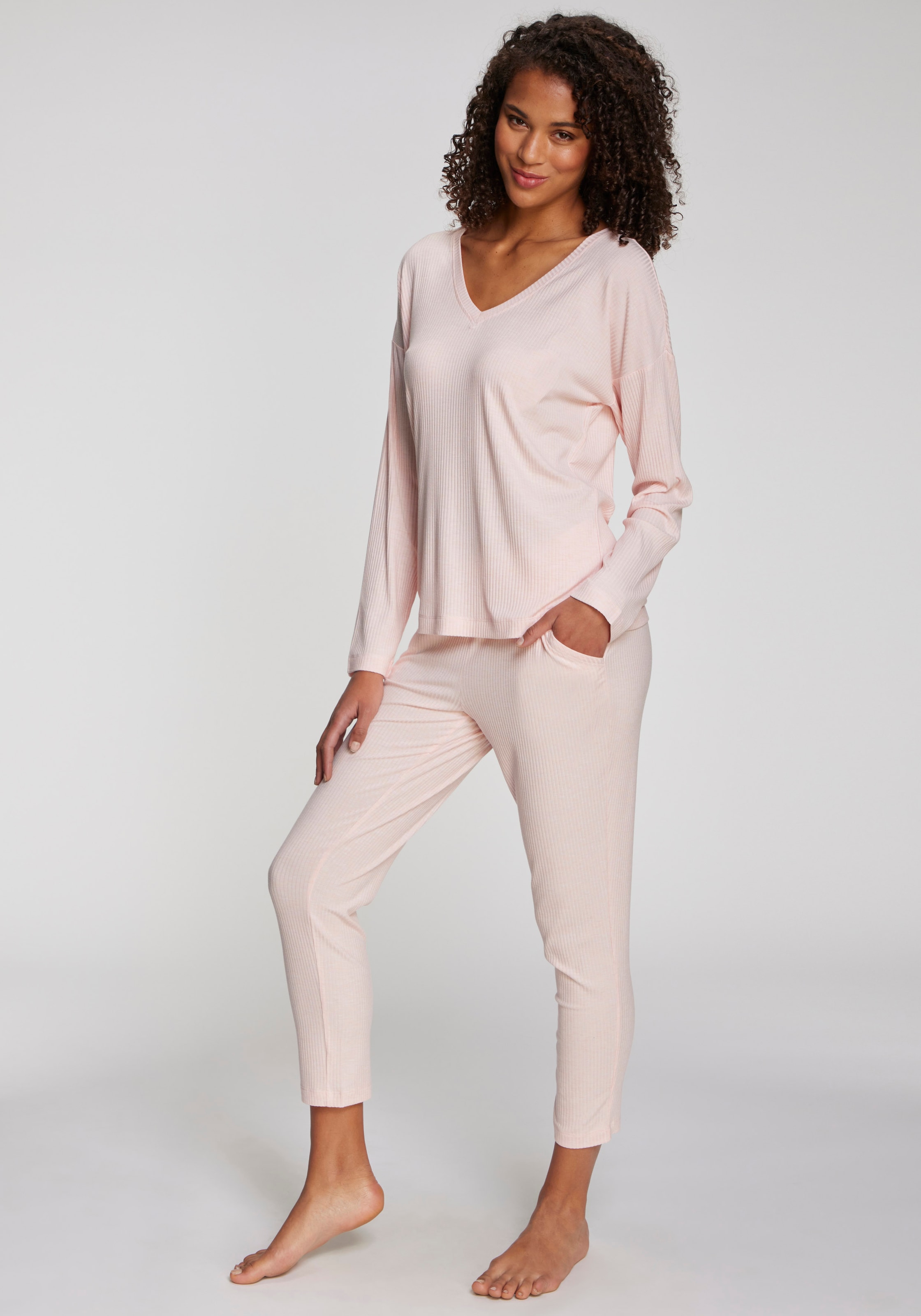 s.Oliver Longsleeve, Aus weicher Rippqualität