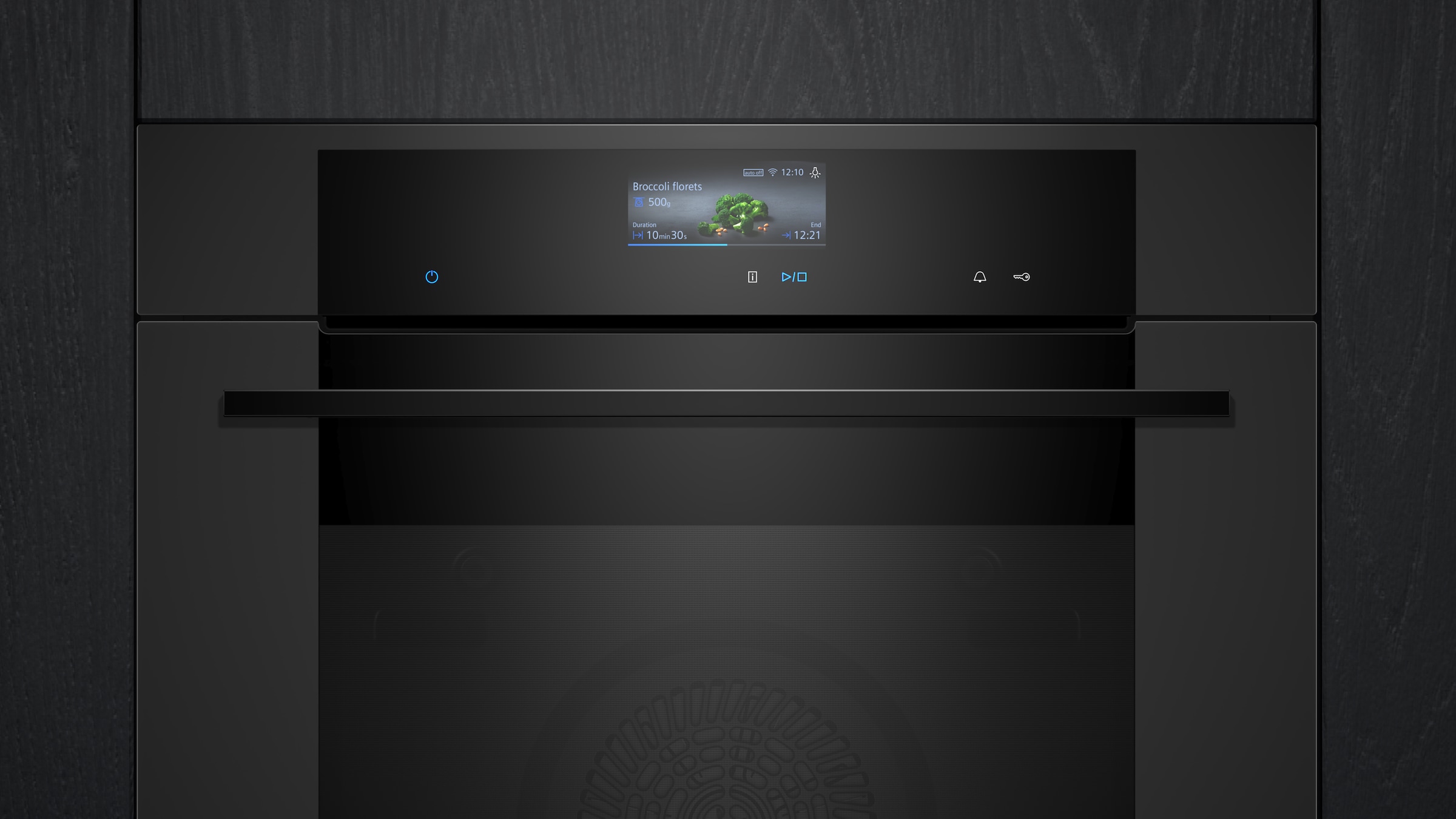 SIEMENS Pyrolyse Backofen iQ700 »HB776G1M1« mit Teleskopauszug nachrüstbar Intelligenter Backofen in Matt mit Kochassistent und Selbstreinigung