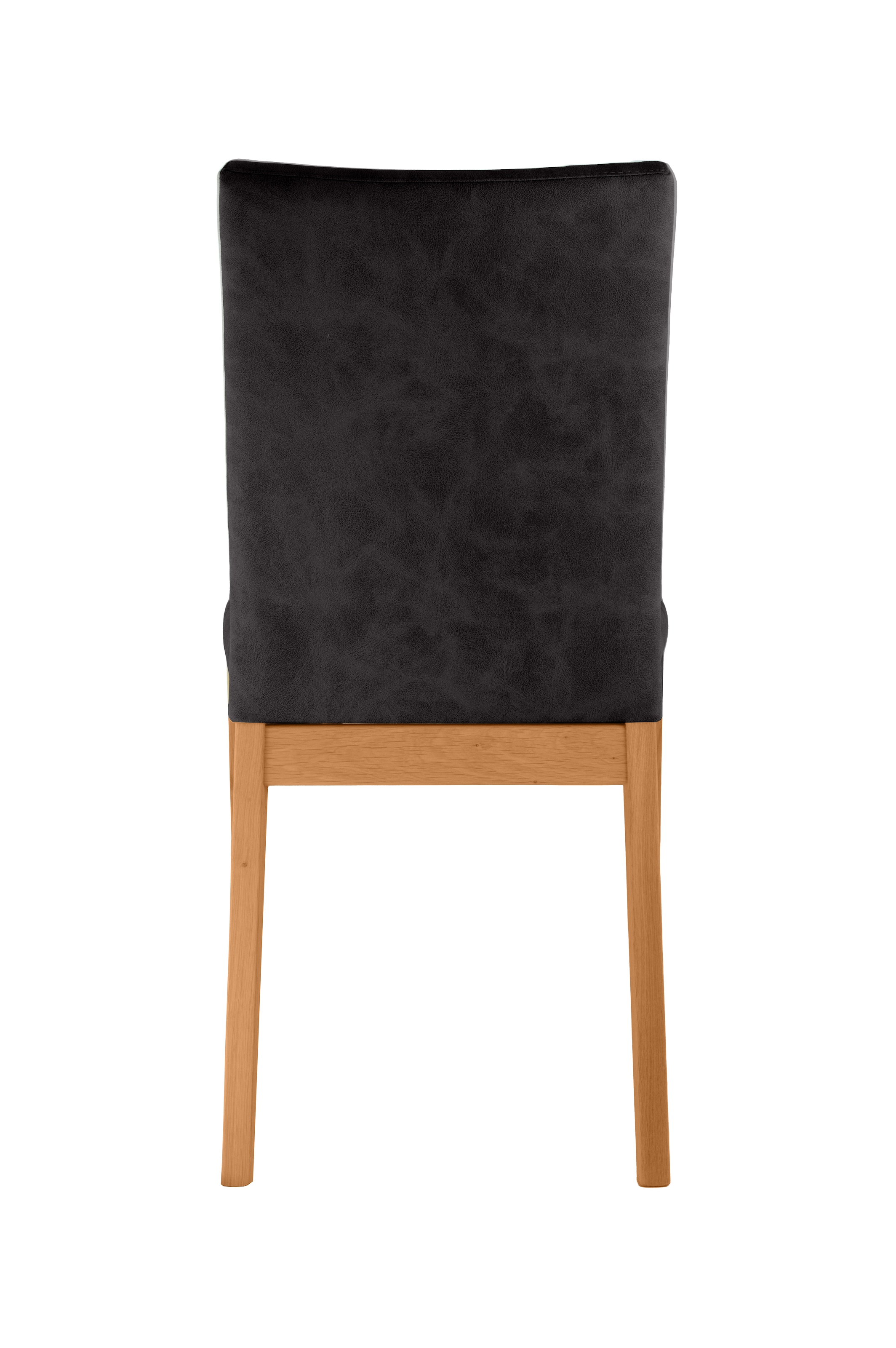 Home affaire 4-Fußstuhl »Dendres«, (Set), 2 St., Microfaser, Sitz und Ruecken gepolstert