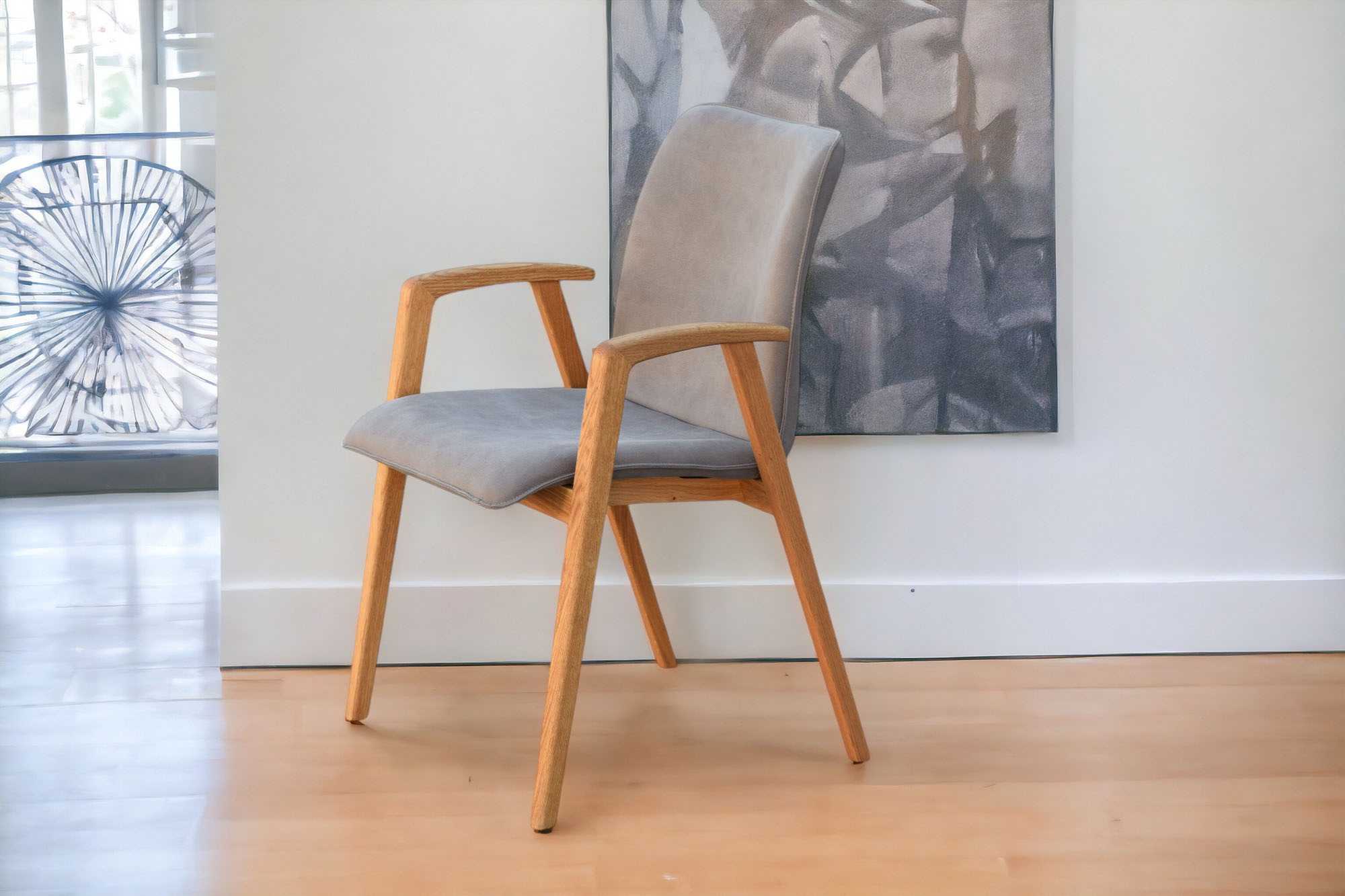 Home affaire Armlehnstuhl »Loreen Esszimmerstuhl, Polsterstuhl, Designstuhl günstig online kaufen