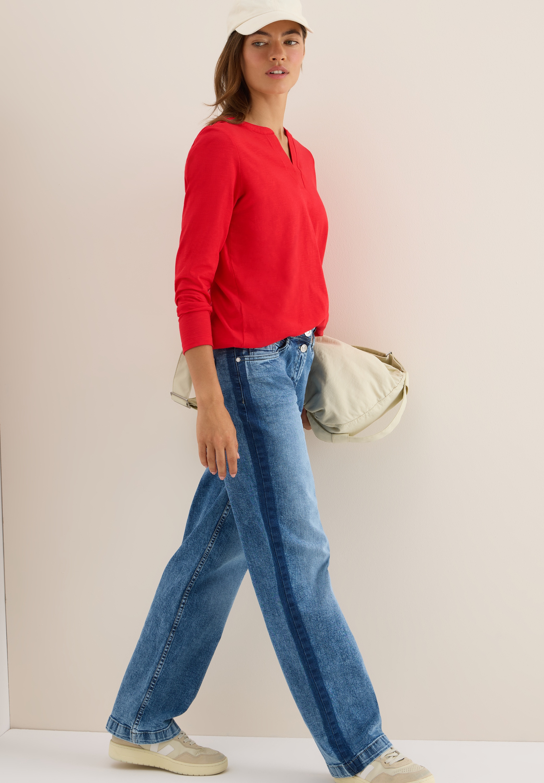 Cecil Langarmshirt, im Tunika-Look