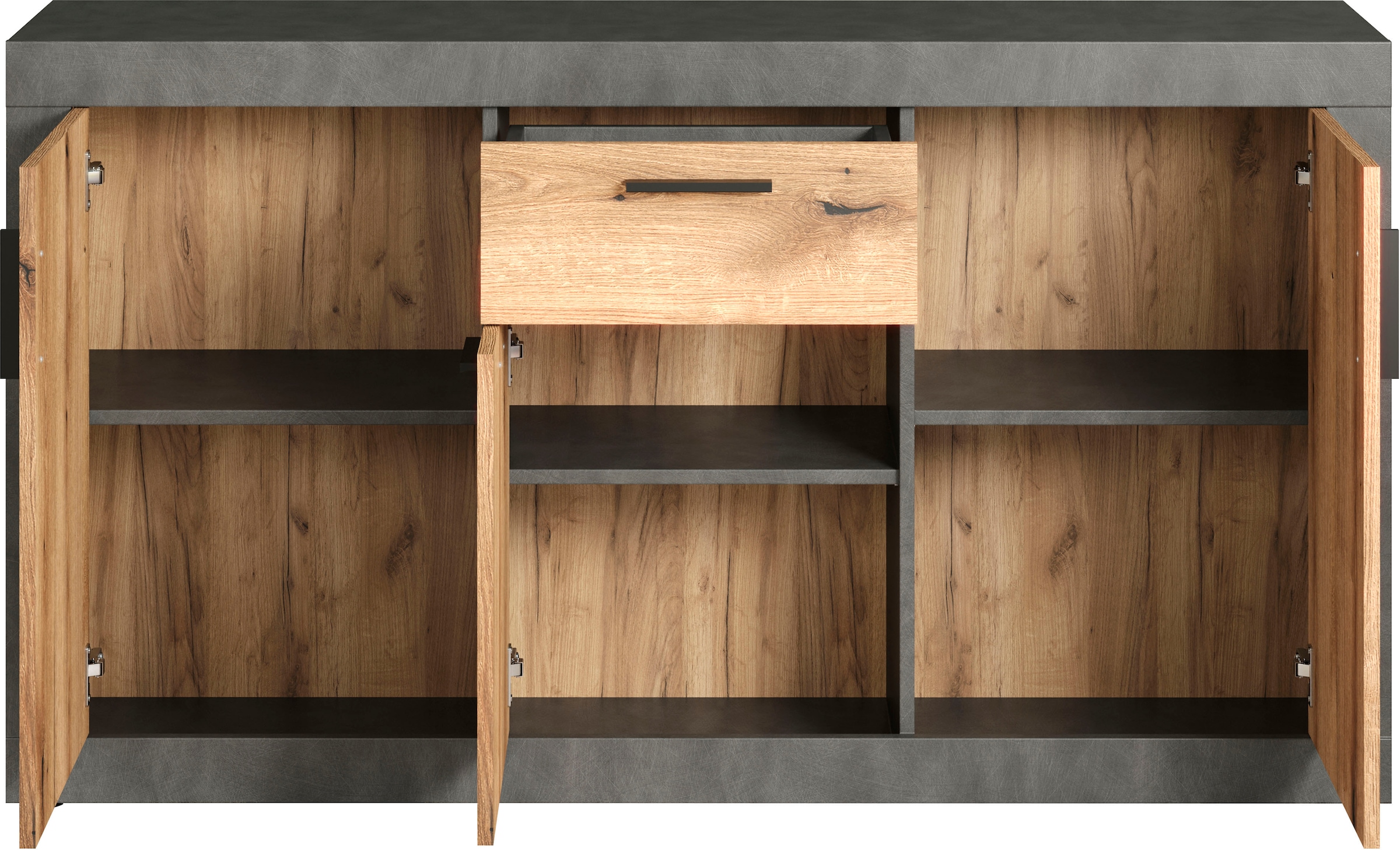 INOSIGN Sideboard »Bergen«, (Packung, 1 St.), Kommode, flexibler Stauraum, Breite 149 cm