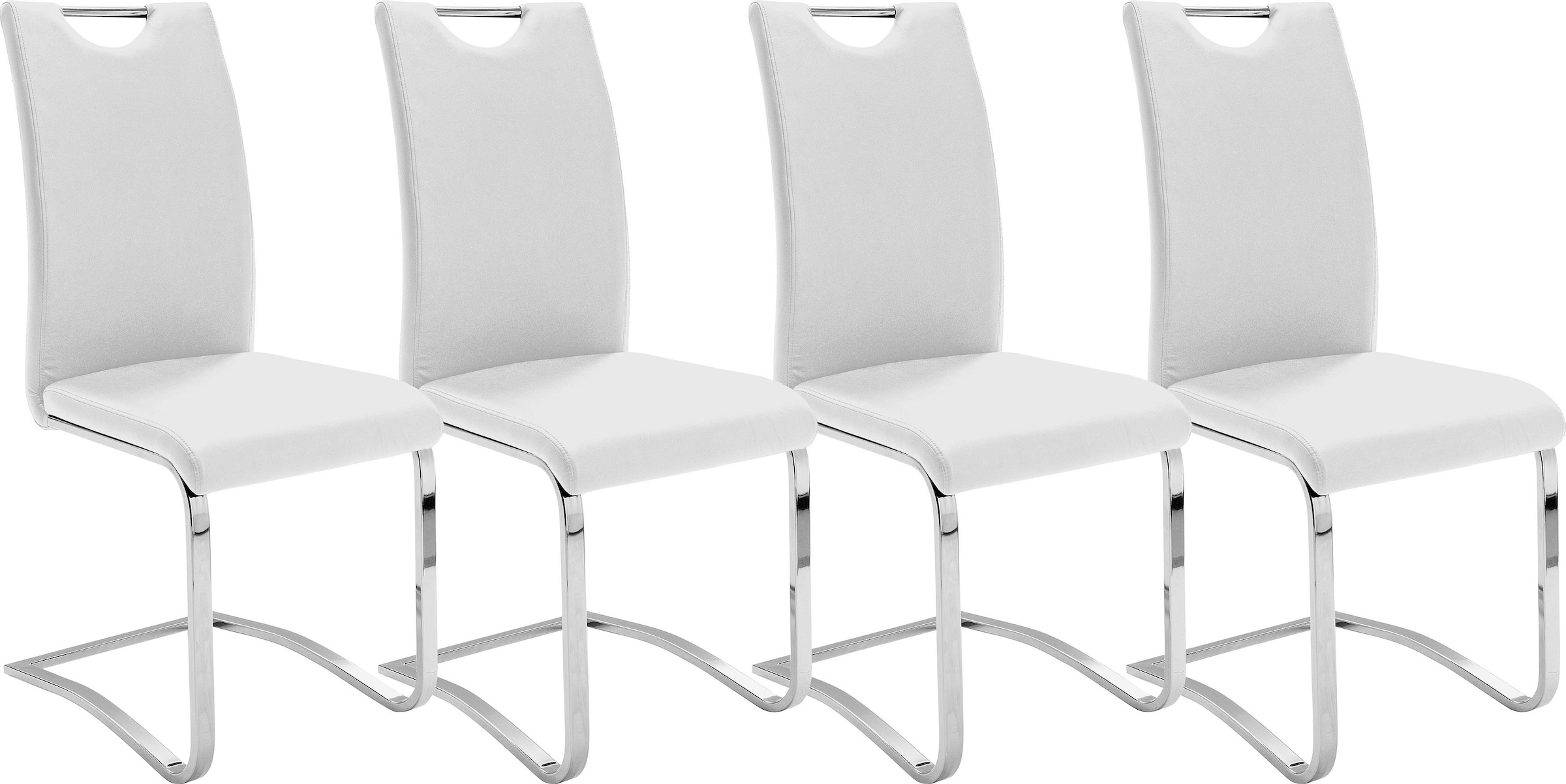 MCA furniture Freischwinger »Köln«, (Set), 4 St., Kunstlederbezug, Komforts günstig online kaufen