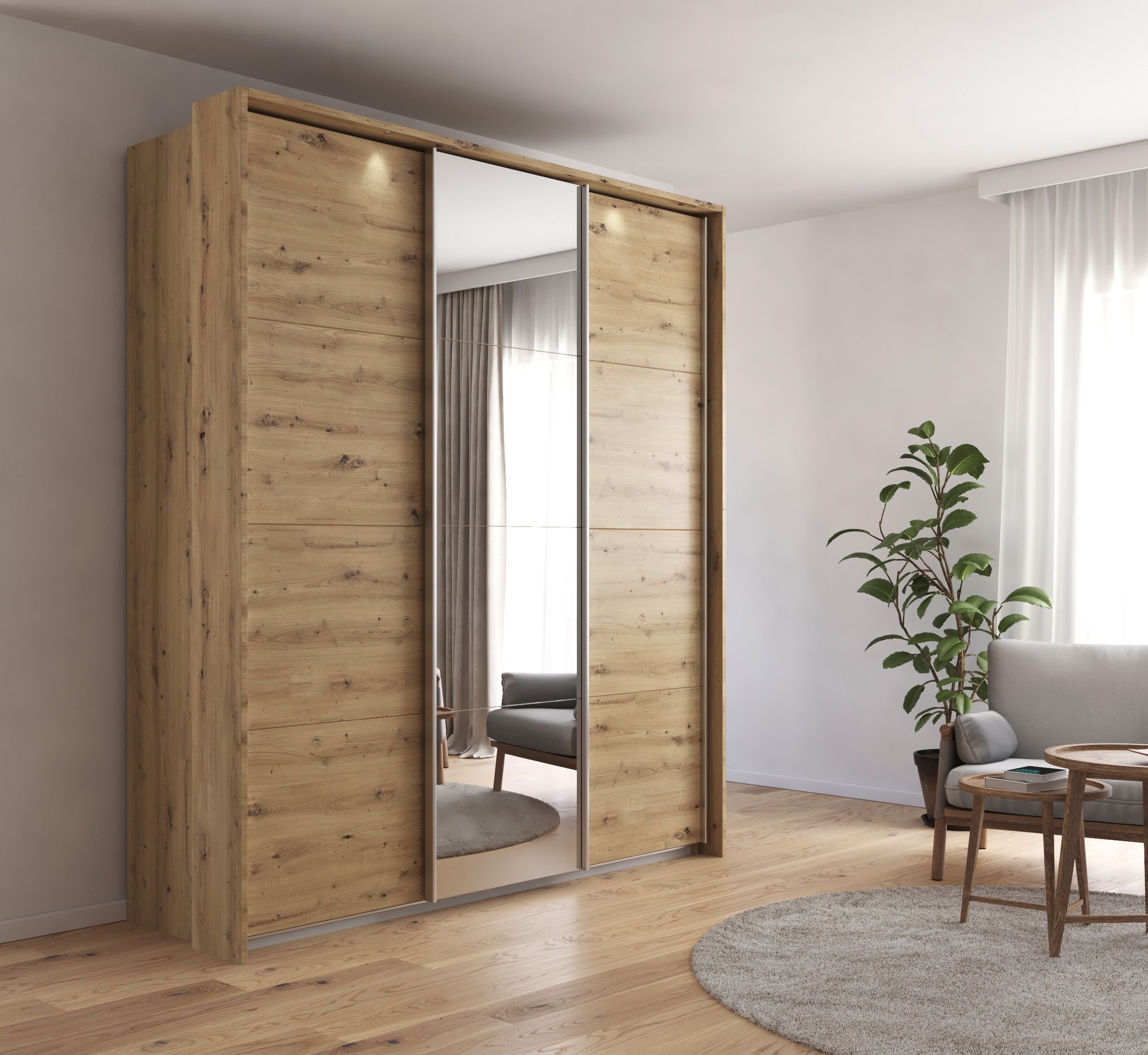 rauch Schwebetürenschrank Kleiderschrank Schrank Garderobe CORTONA günstig online kaufen
