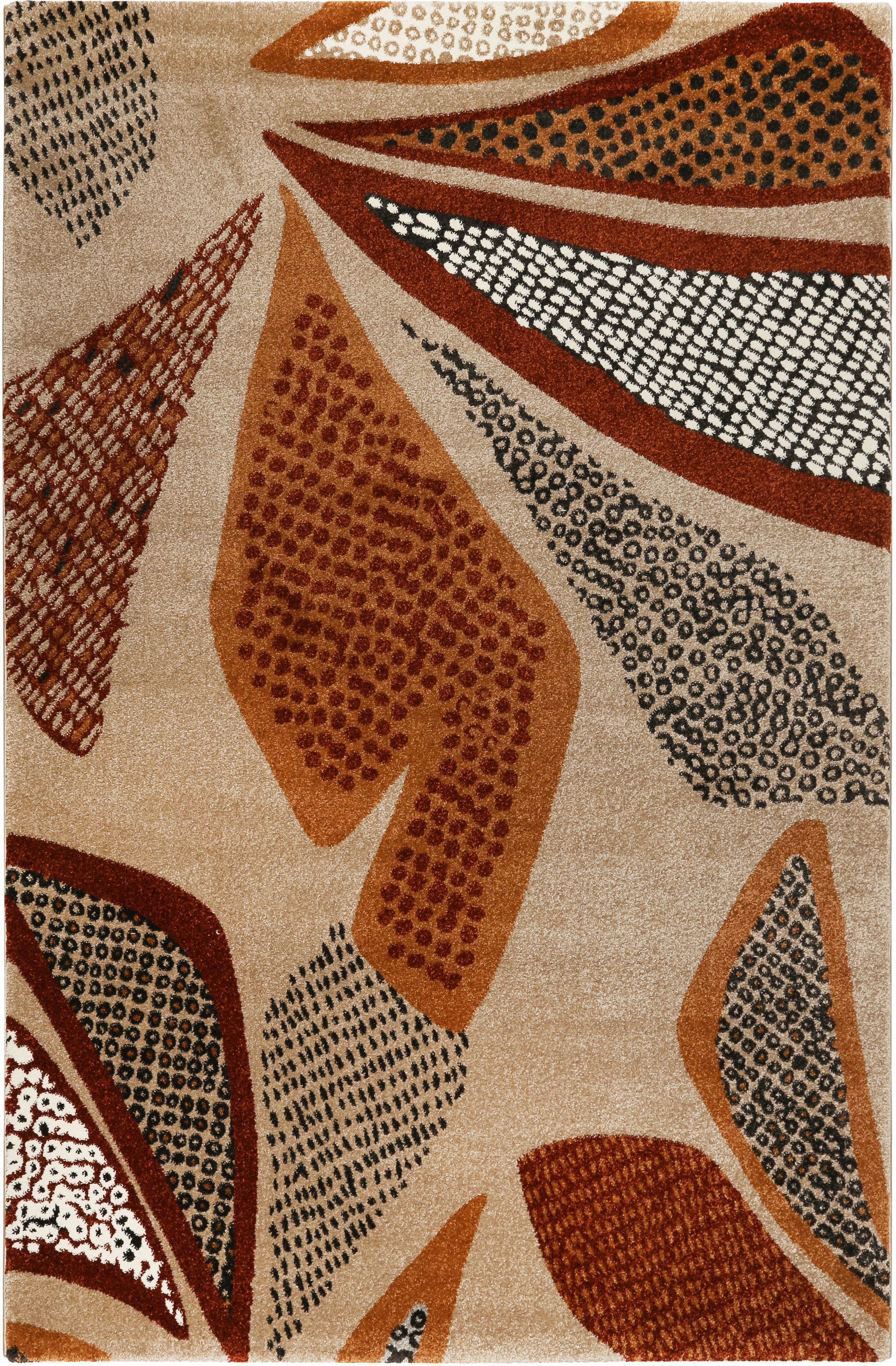 Esprit Teppich »Hazel,  ESP-40101«, rechteckig, 13 mm Höhe, schön weicher Kurzflor in modernem Design, bunt, Wohnzimmer