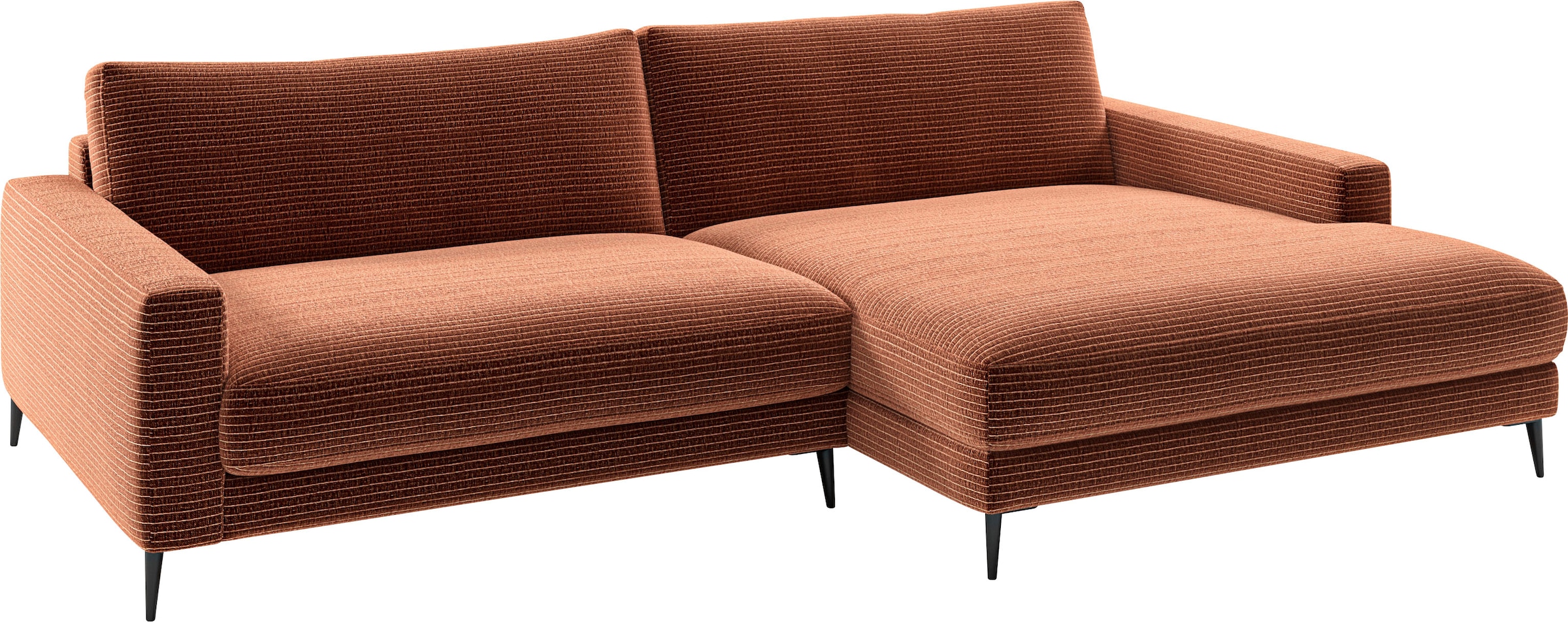 Home affaire Ecksofa »Downtown, B/T/H: 272/190/84 cm L-Form« weicher Sitzko günstig online kaufen