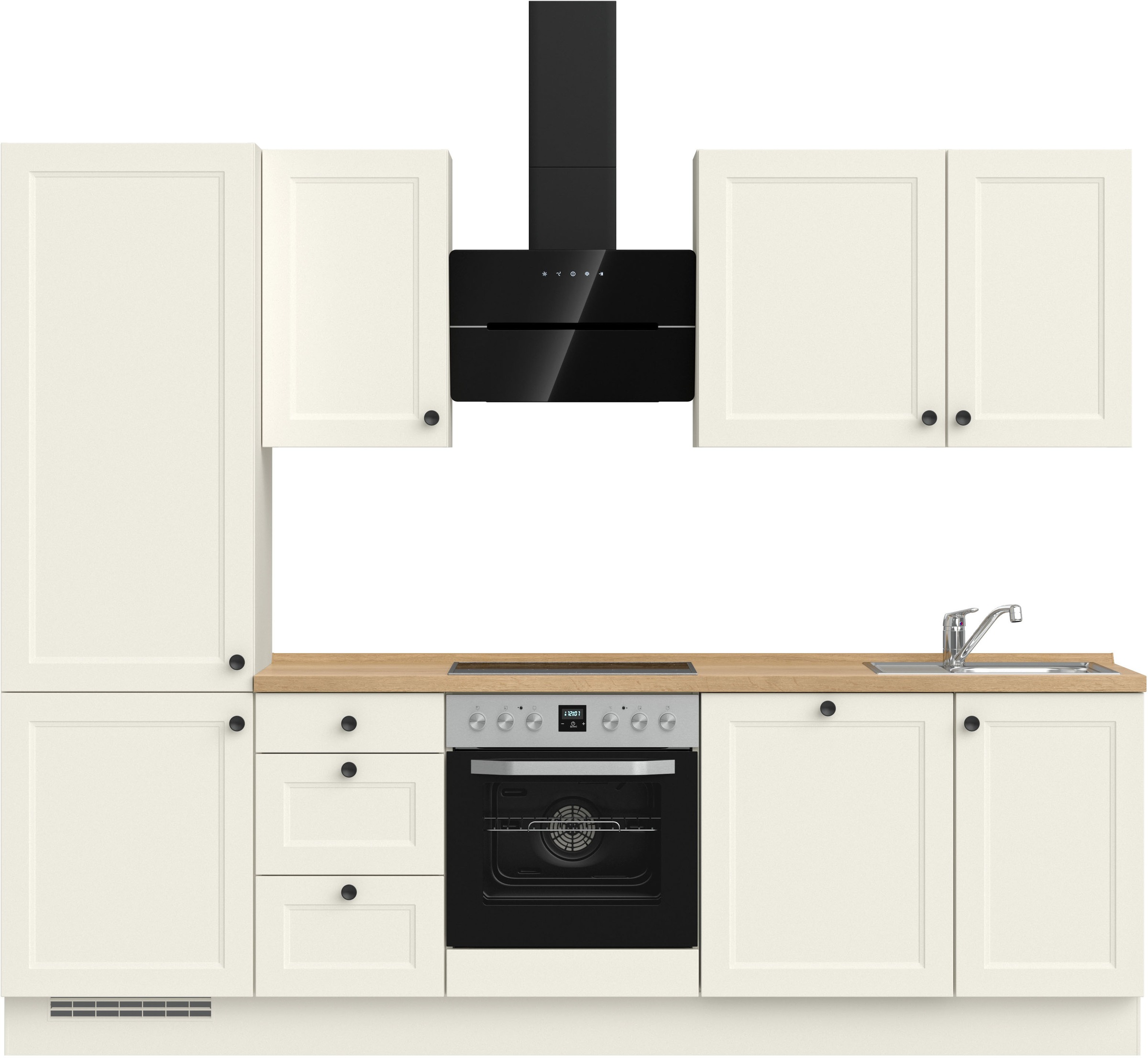 nobilia® Küchenzeile »"Cascada II"«, vormontiert, Breite 270 cm, Ausrichtun günstig online kaufen