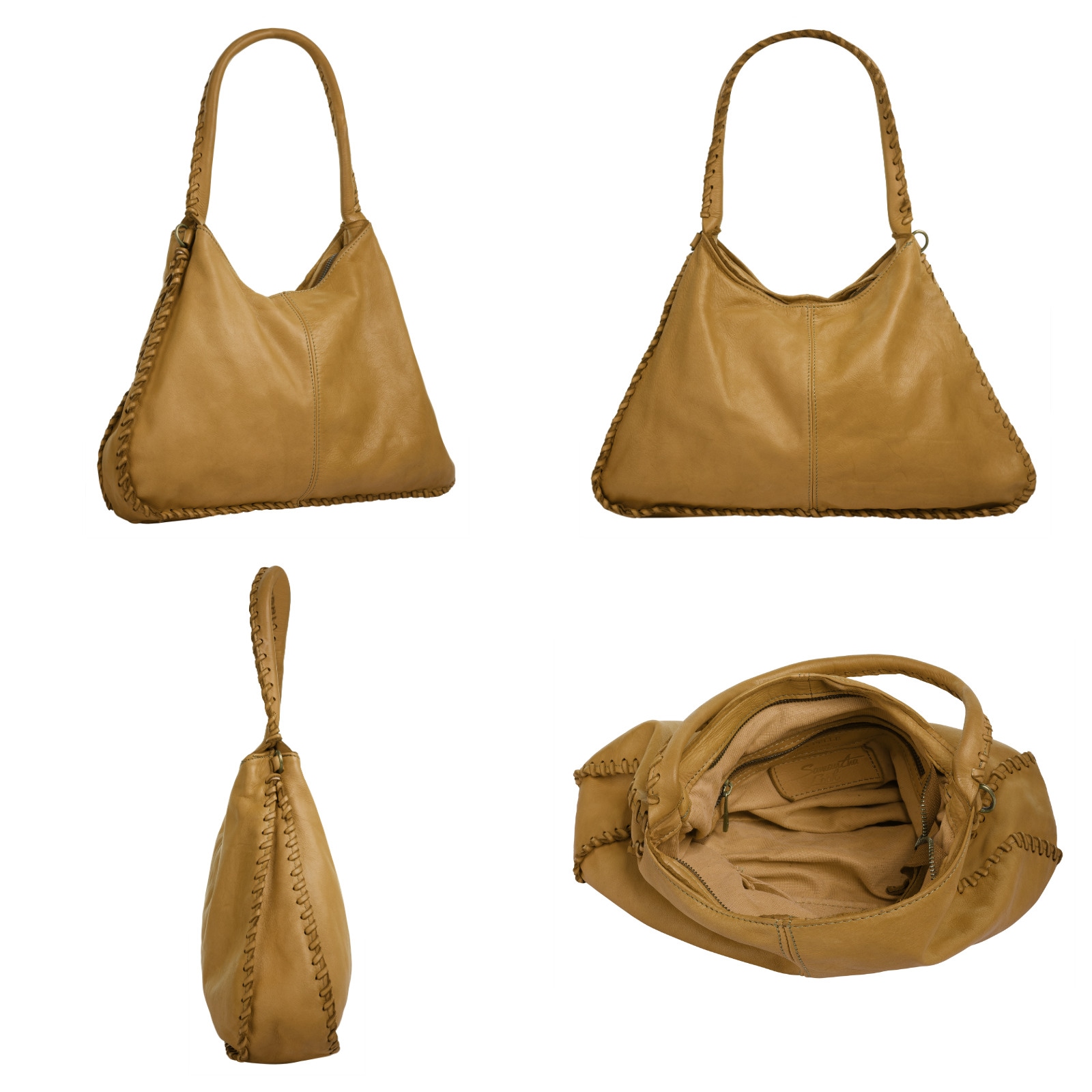 Samantha Look Shopper, echt Leder, Made in Italy