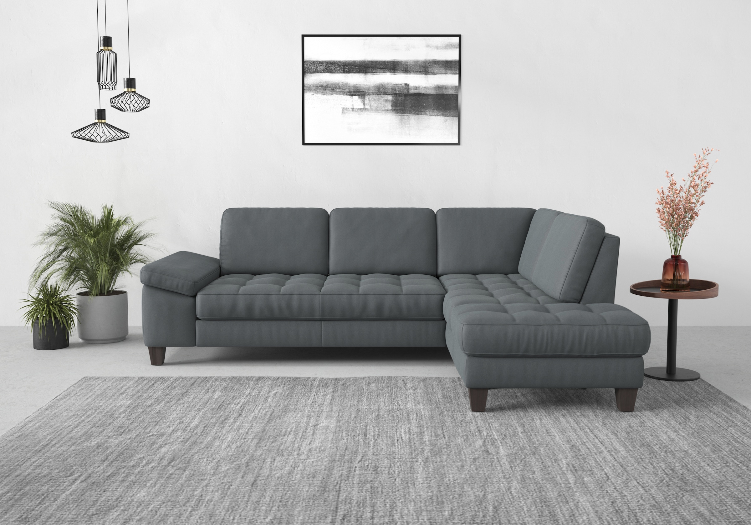sit&more Ecksofa »Westham L-Form«, mit Ottomane, mit oder ohne Bettfunktion günstig online kaufen