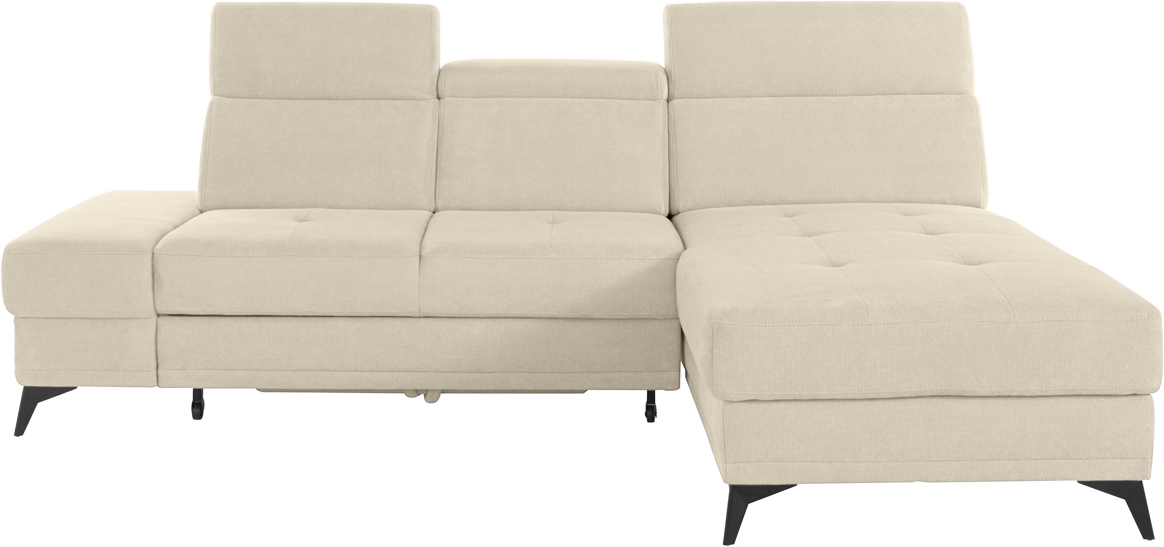 Home affaire Ecksofa »Cardiz L-Form« inkl.Kopfteilverstellung und Federkern günstig online kaufen