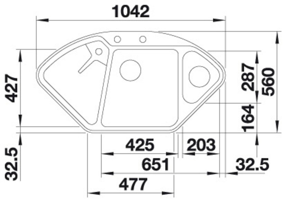 Blanco Granitspüle »BLANCODELTA II-F« 1 Stk. tlg. erhältlich in mehreren Farben, inkl. Multifunktionsschale Edelstahl