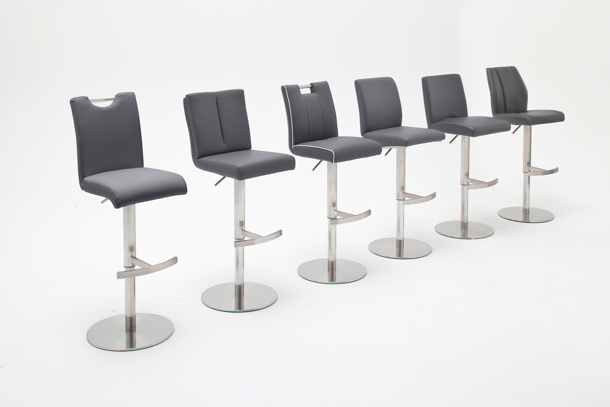MCA furniture Bistrostuhl »BARBECOOL«, mit Rückenlehne, Bodenplatte rund, 3 günstig online kaufen
