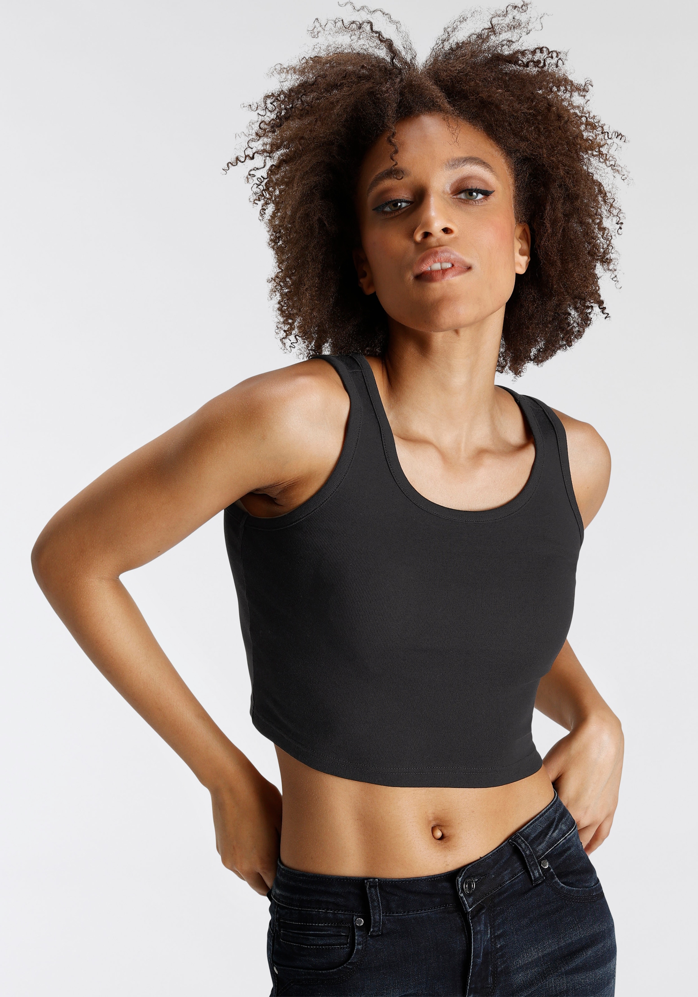 Flashlights Crop-Top Packung, 2er- Pack, 2 Stk. kurze Länge