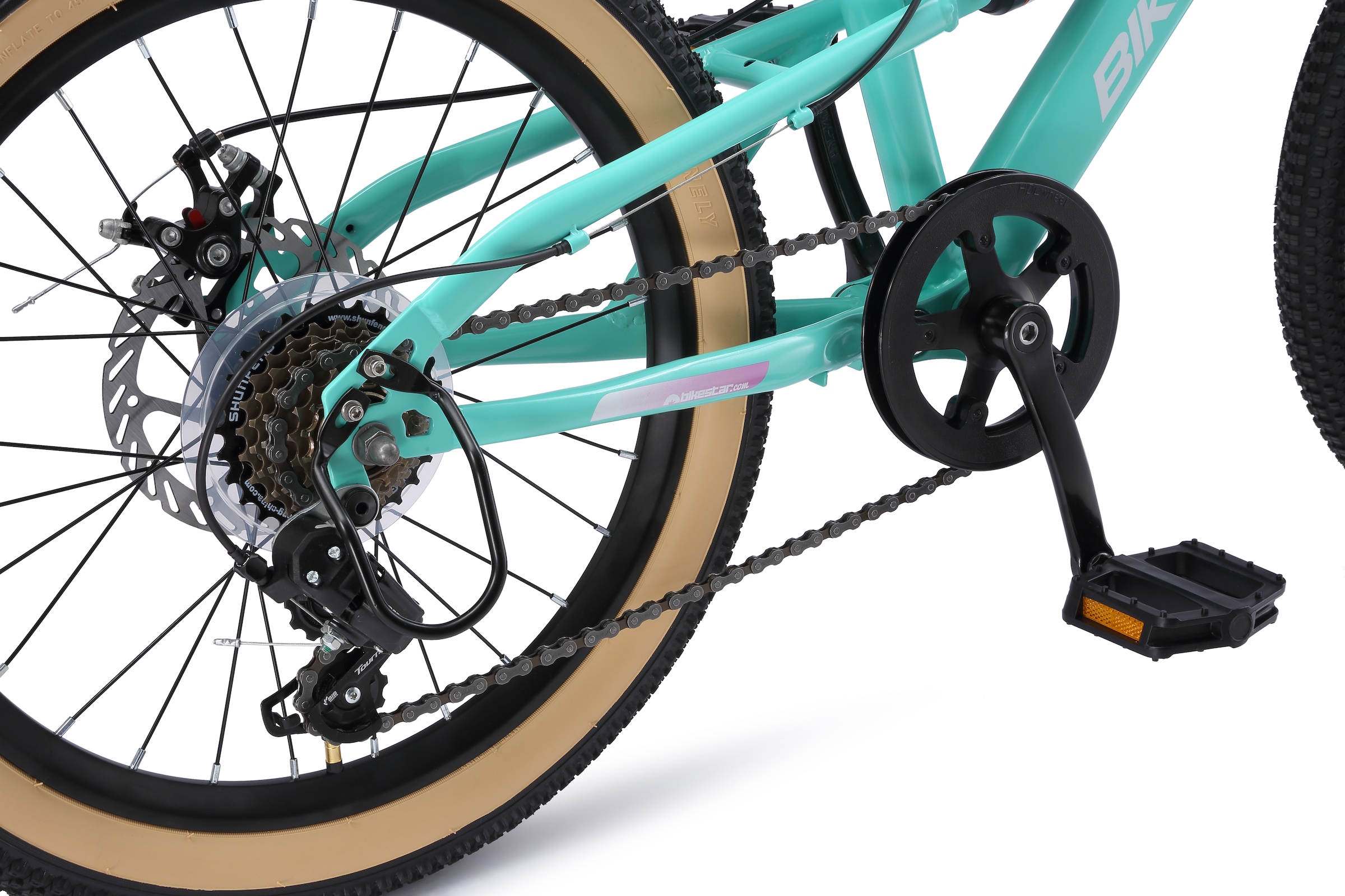 Bikestar Jugendfahrrad 7 Gang Shimano RD-TY21 Schaltwerk Kettenschaltung