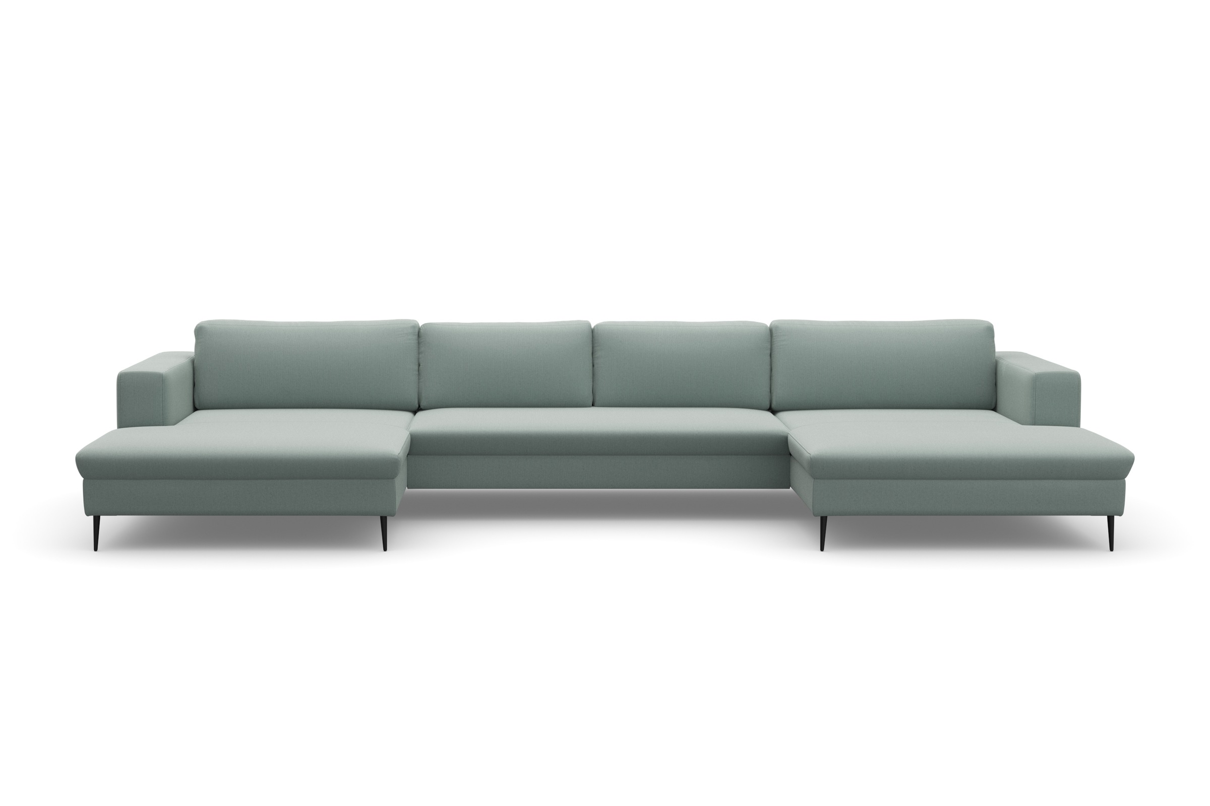 DOMO collection Wohnlandschaft »Modica U-Form aktuelles, kubisches Design m günstig online kaufen