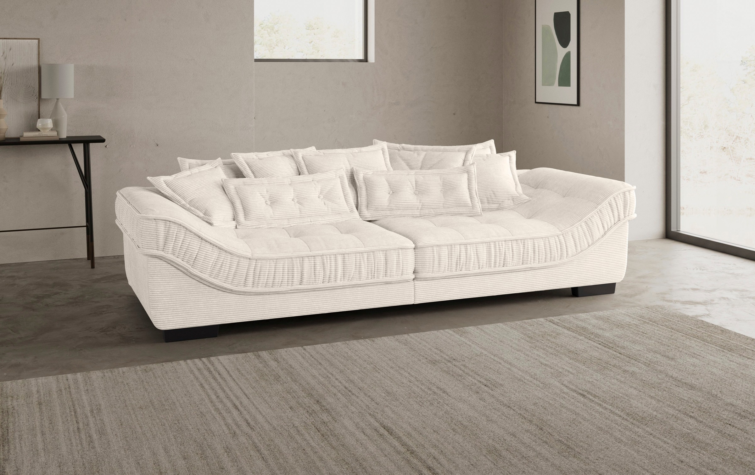 Mr. Couch Big-Sofa »Diwan II DuraFlex«, DuraFlex-Kaltschaumpolsterung, bis 140 kg, 4 Bezugsqualitäten