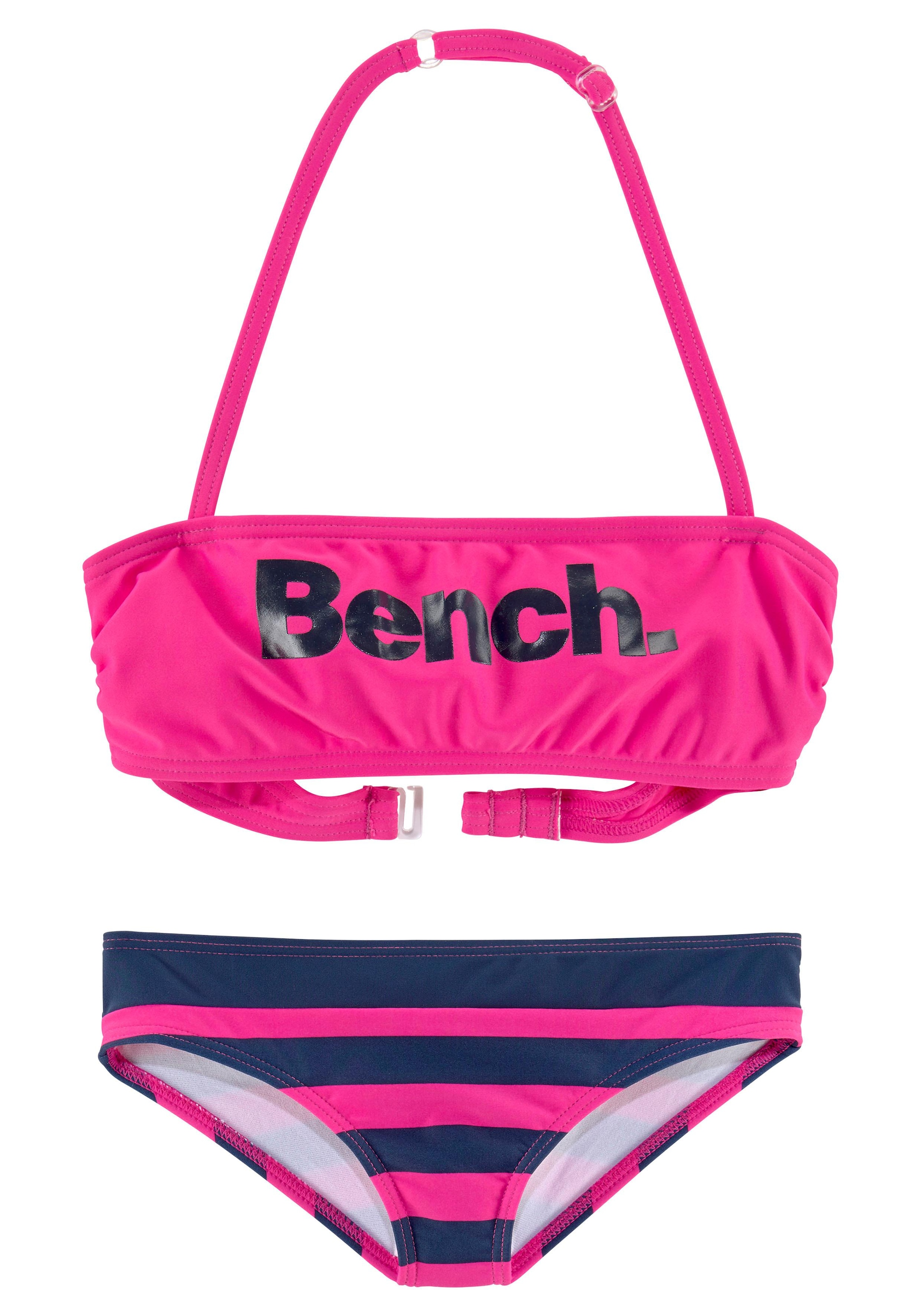 Bench. Bandeau-Bikini, mit großem Logoprint im kaufen Online-Shop
