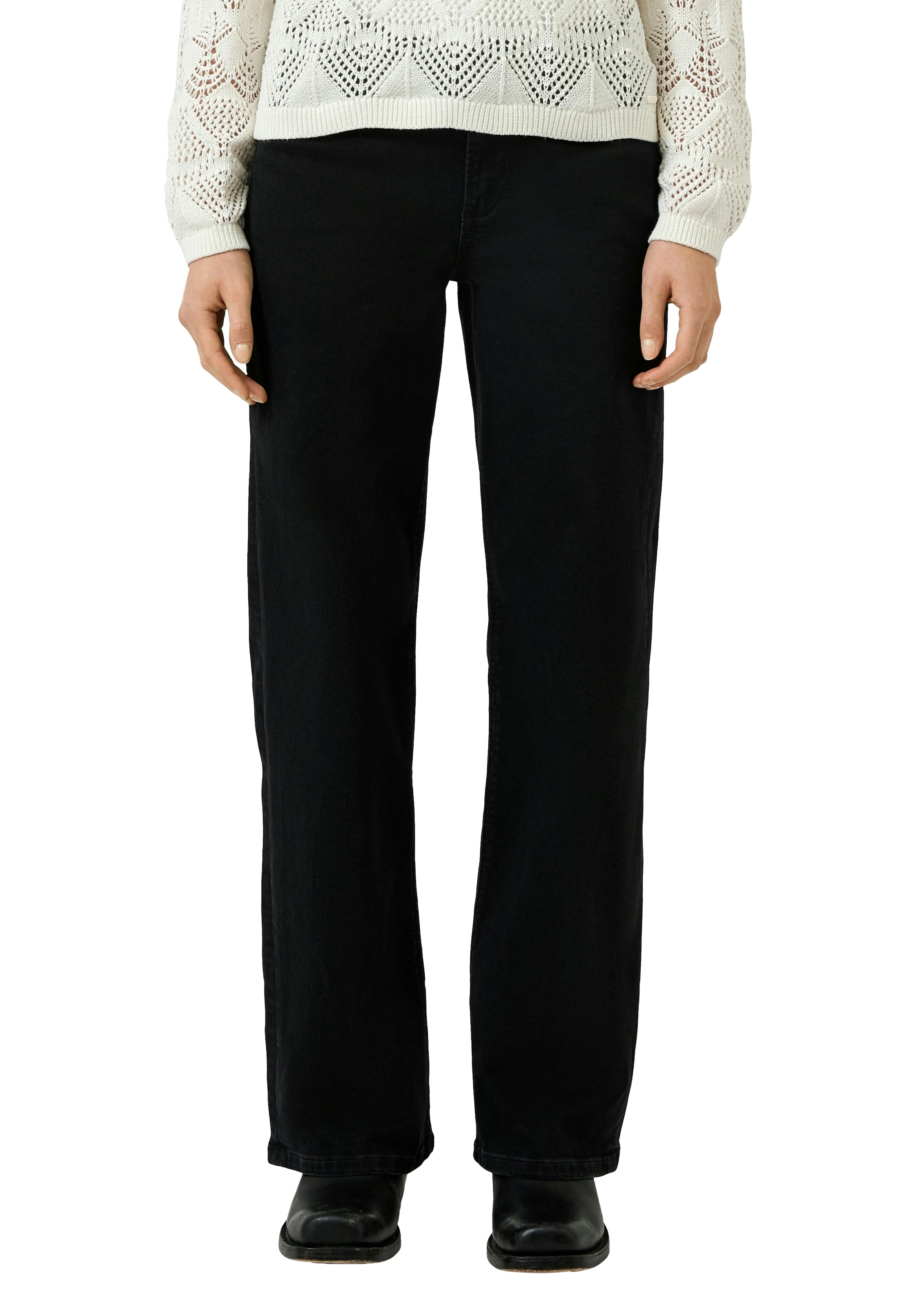 QS Stretch-Jeans »CATIE Wide Leg« 5-Pocket-Form