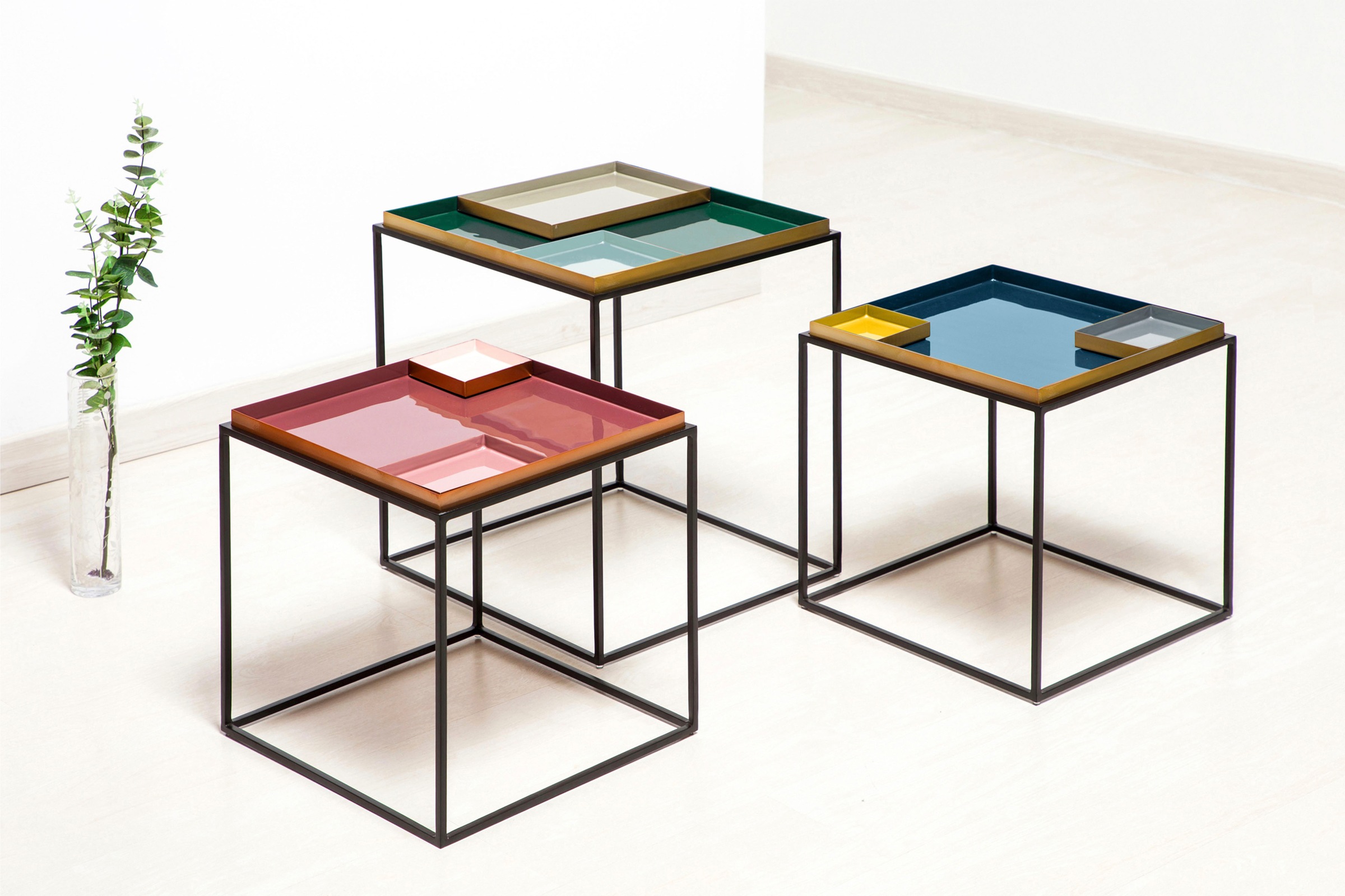 Kayoom Beistelltisch »Famosa, Metall-Beistelltisch in quadratischer Form« 1 günstig online kaufen