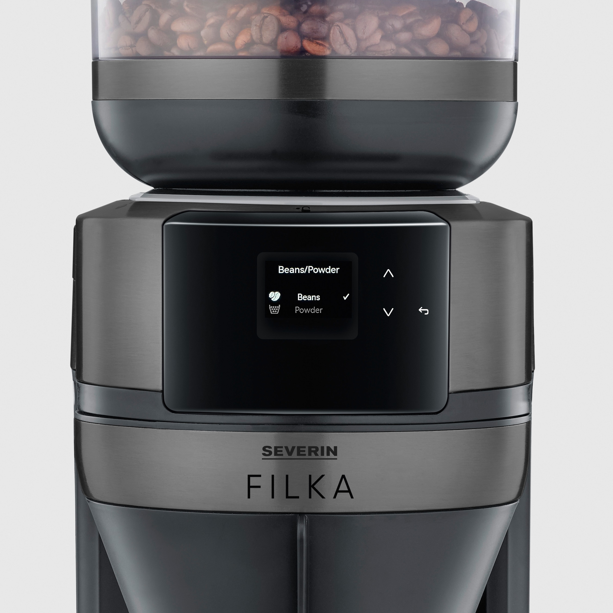 Severin Kaffeemaschine mit Mahlwerk »KA 4855 Filterkaffee-Vollautomat FILKA 2.0 Thermo«, 1,1 l Kaffeekanne, Papierfilter-Permanentfilter, 1x4