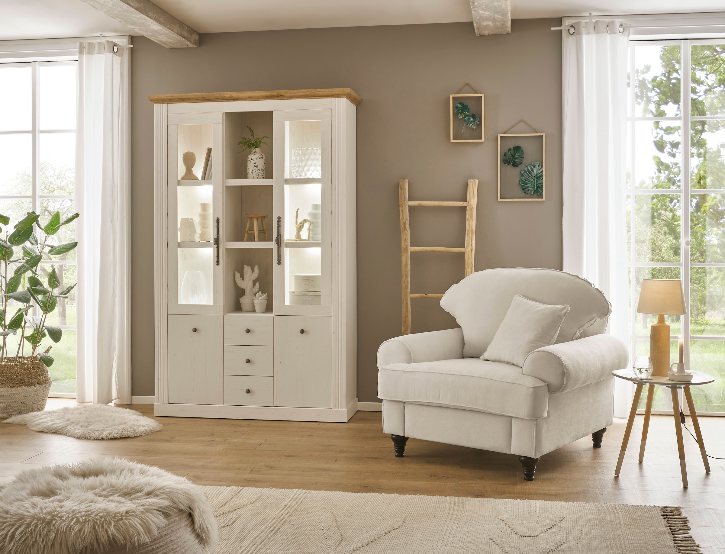 Home affaire Sessel »WESTMINSTER«, mit Federkern-Polsterung