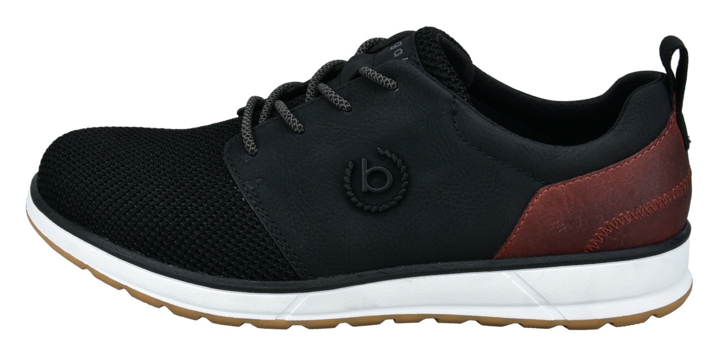 bugatti Sneaker  mit Ziernähten, Freizeitschuh, Halbschuh, Schnürschuh