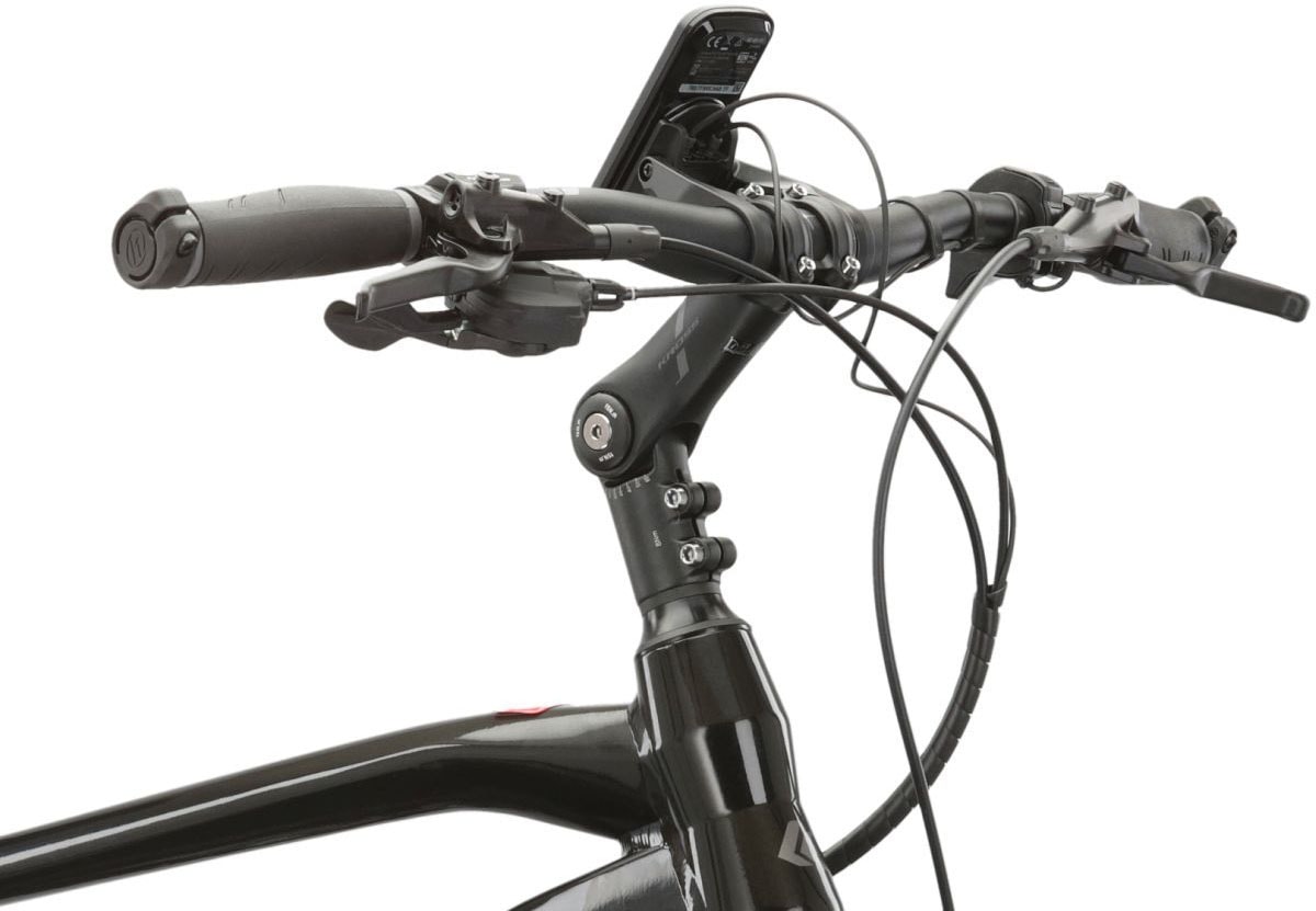 Kross »E-Trekkingrad Trans Hybrid 6.0 28 Zoll schwarz« 10 Gang Shimano DEORE XT T8000 Schaltwerk Kettenschaltung Mittelmotor 250 W Pedelec, Elektrofahrrad für Herren