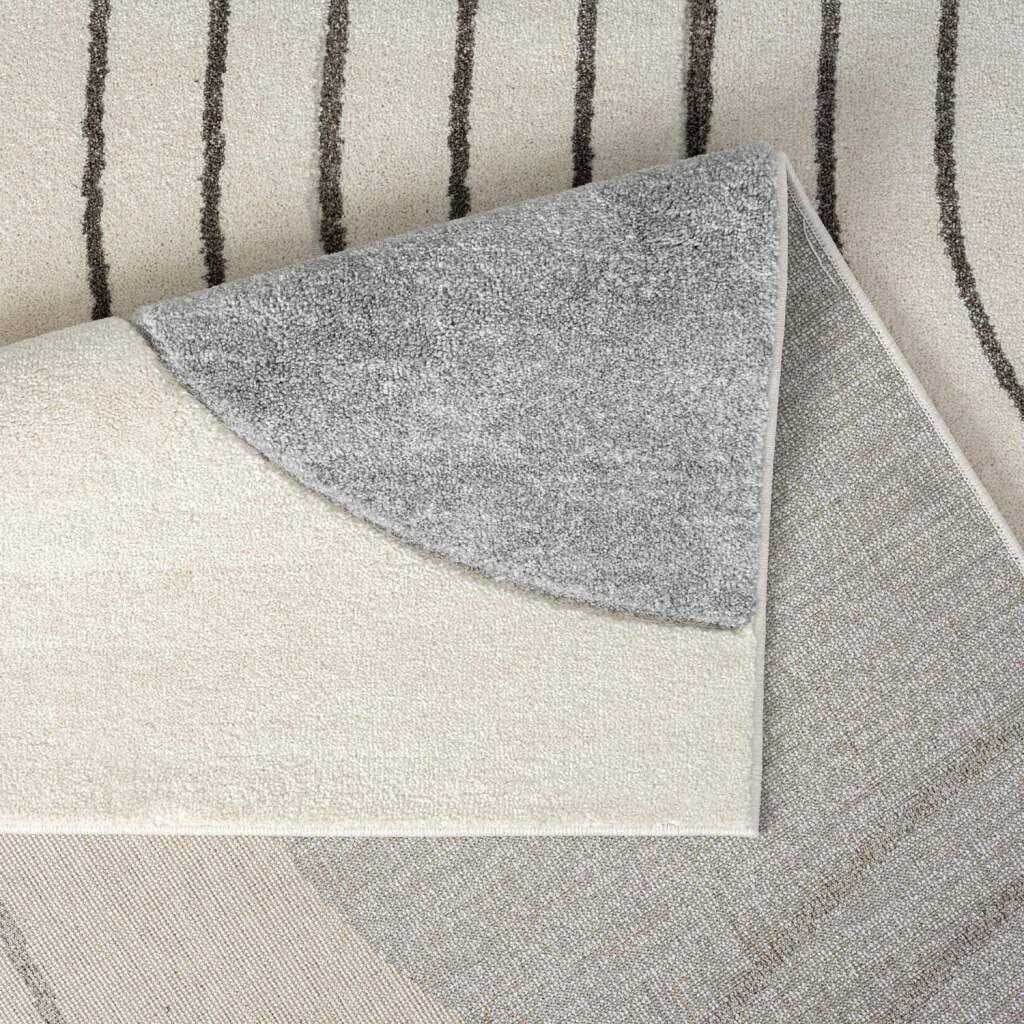 Carpet City Teppich »BONITO 7170«, rechteckig, 11 mm Höhe, Läufer, Flachflor, Hochtief-Muster/ 3D-Effekt, Geo-Muster, Wohnzimmer